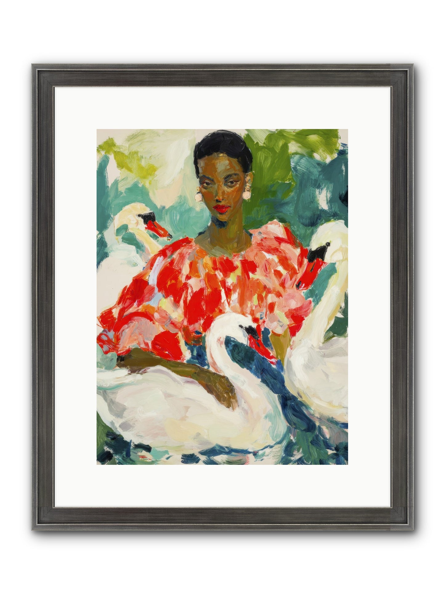 The Velvet Quill Framed Print - Slimwoods Black/Silver 12x16