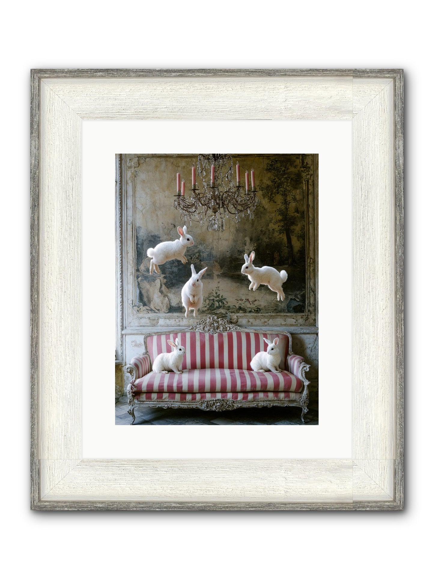 The Velvet Revolution Framed Print - Driftwood White 12x16