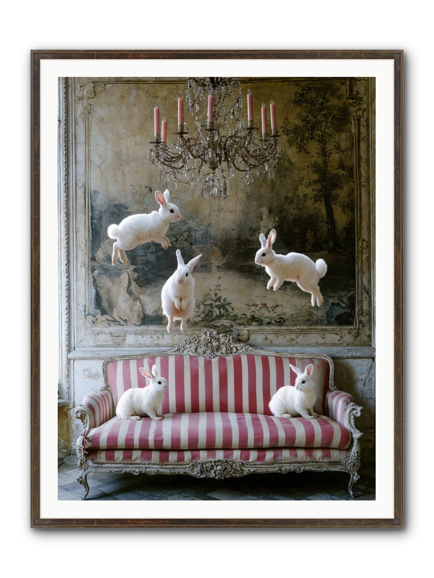 The Velvet Revolution Framed Print - Slimwoods Black/Gold 36x48