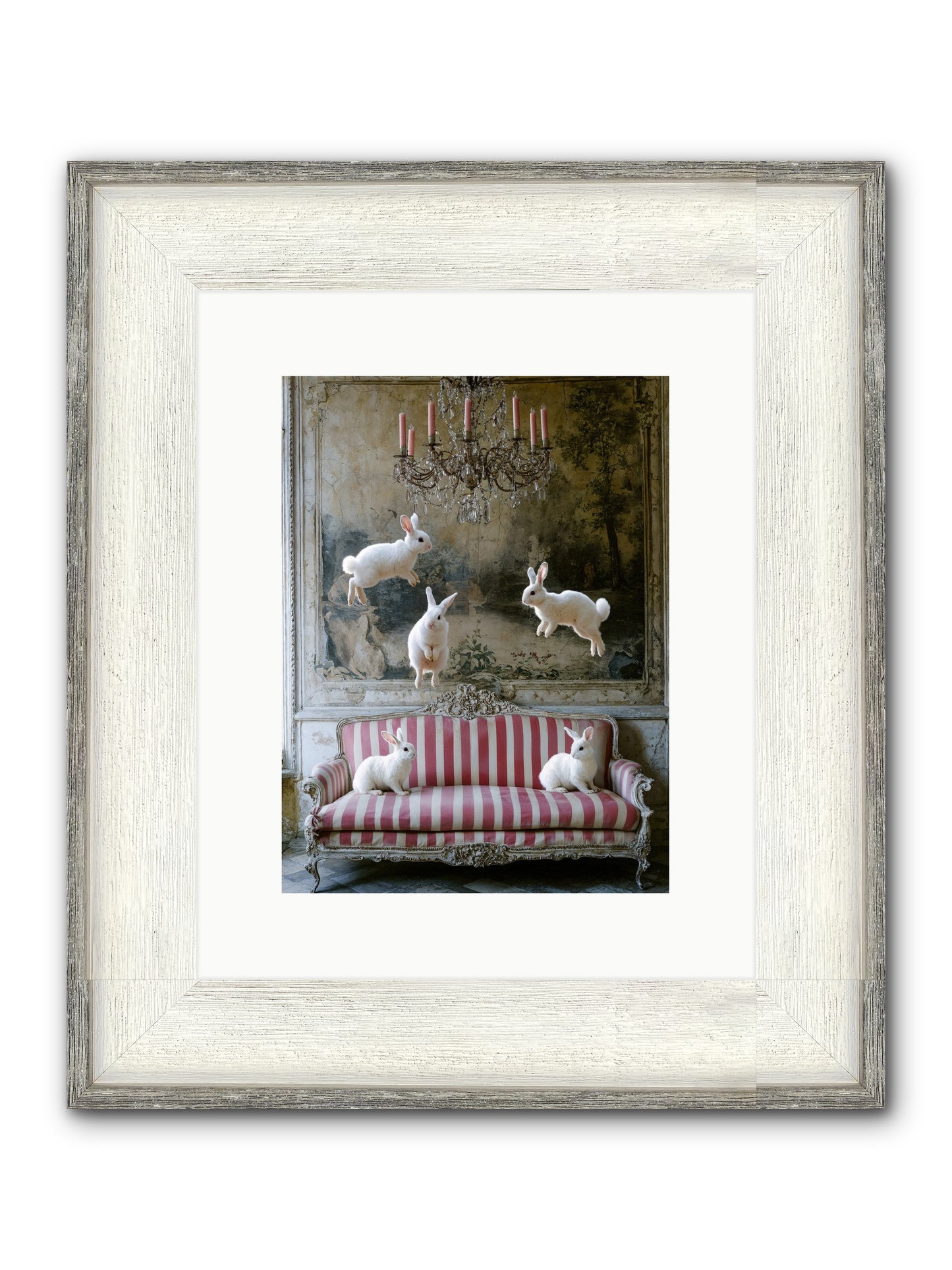 The Velvet Revolution Framed Print - Driftwood White 9x12