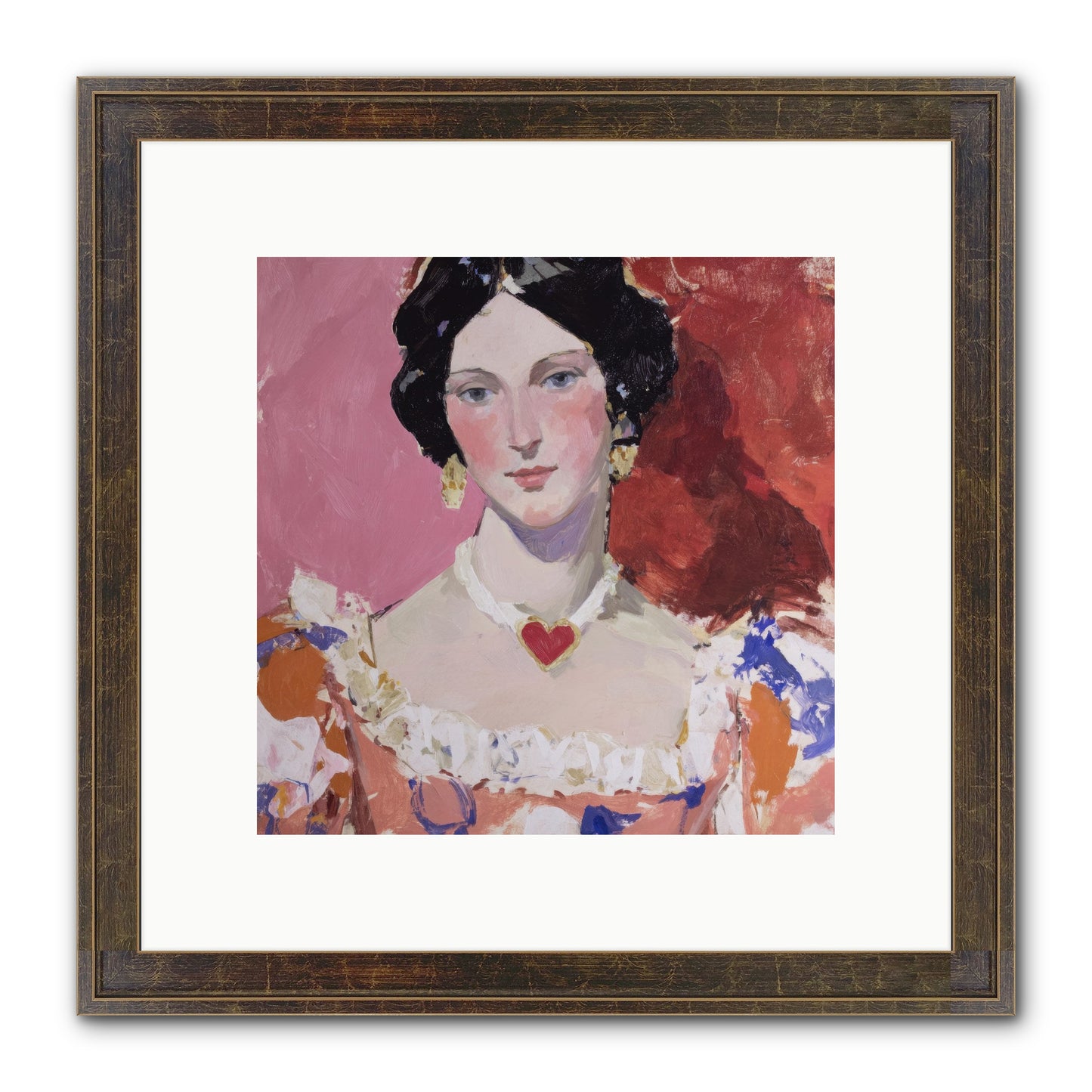 The Velvet Ribbon Society Framed Print - Slimwoods Black/Gold 10x10