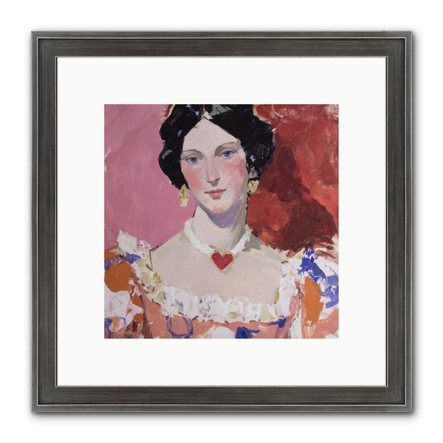 The Velvet Ribbon Society Framed Print - Slimwoods Black/Silver 10x10
