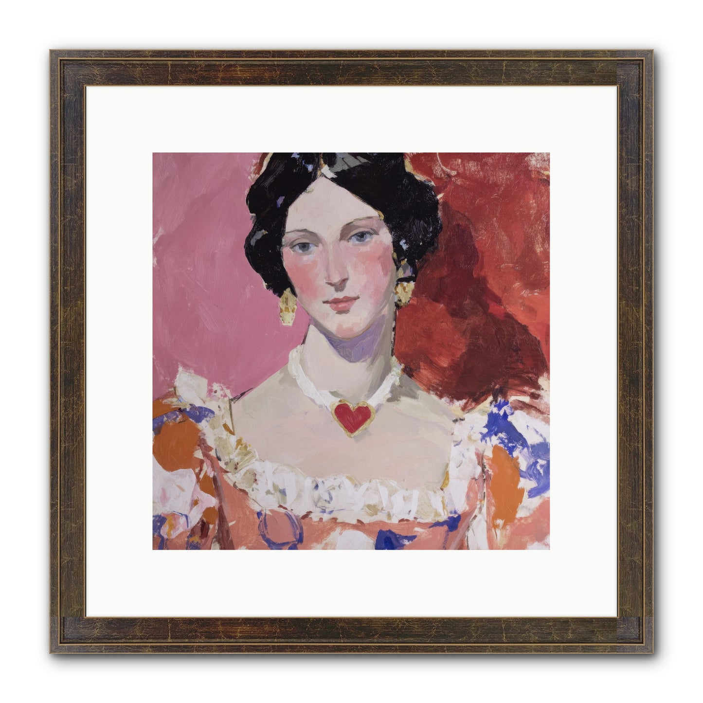 The Velvet Ribbon Society Framed Print - Slimwoods Black/Gold 12x12