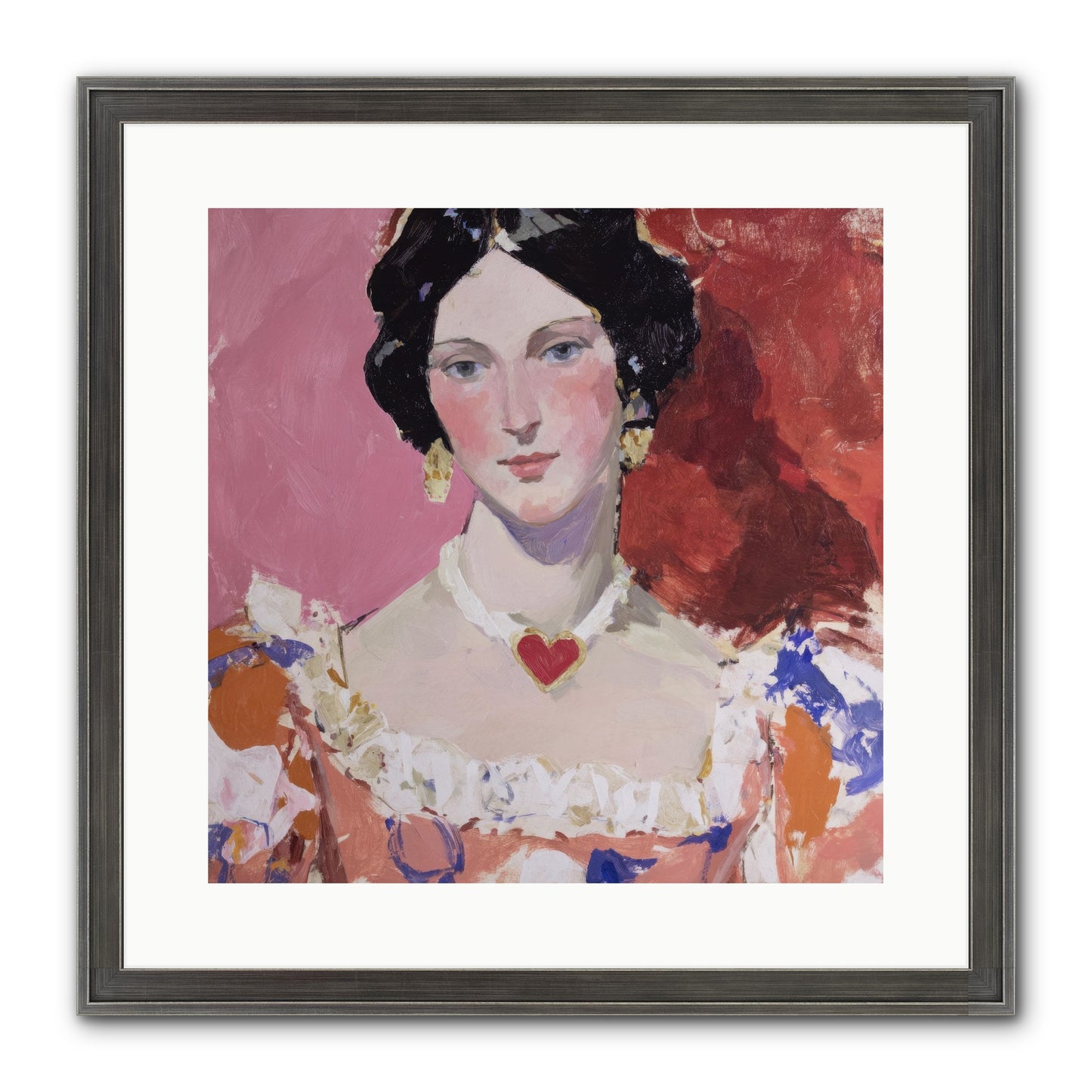 The Velvet Ribbon Society Framed Print - Slimwoods Black/Silver 16x16