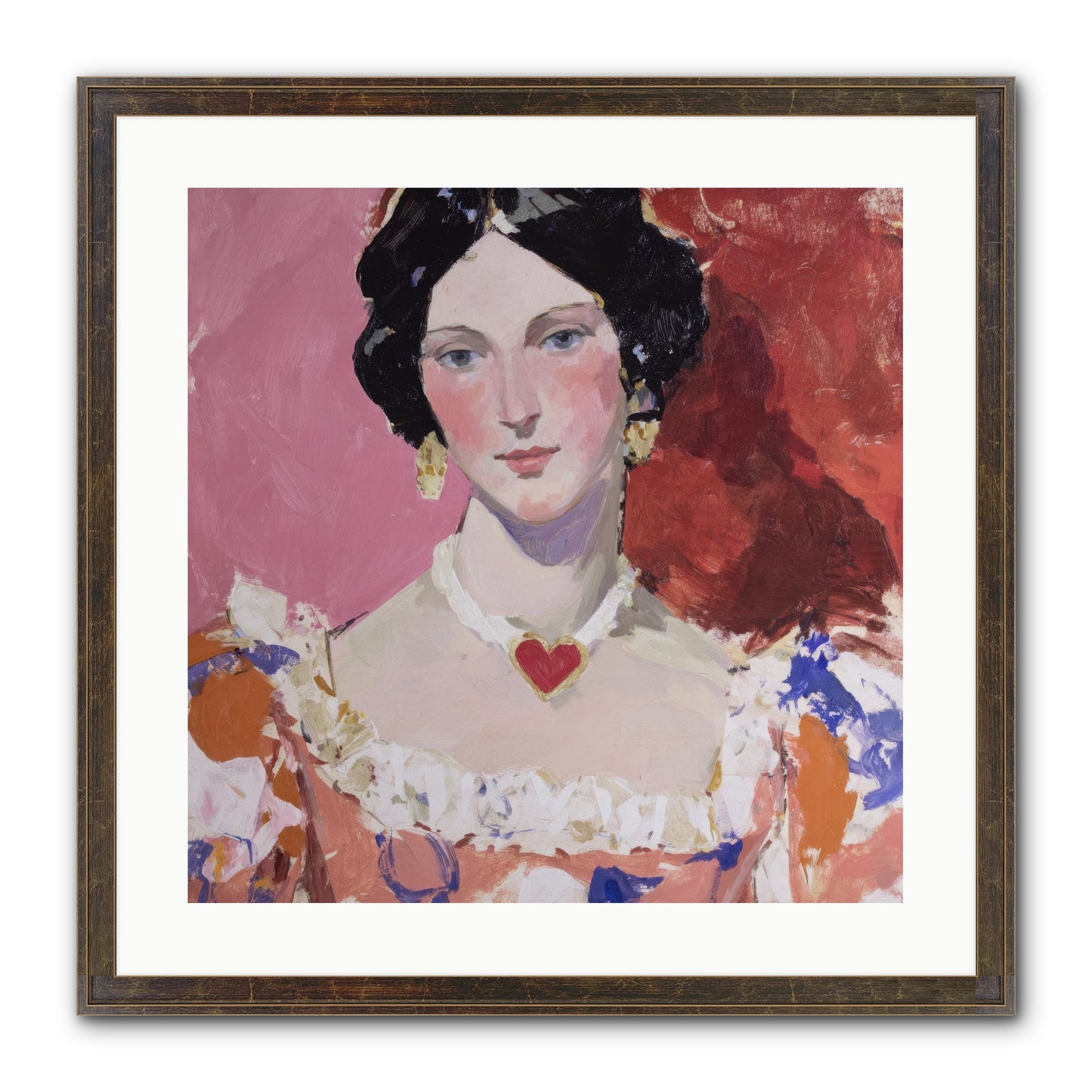 The Velvet Ribbon Society Framed Print - Slimwoods Black/Gold 20x20