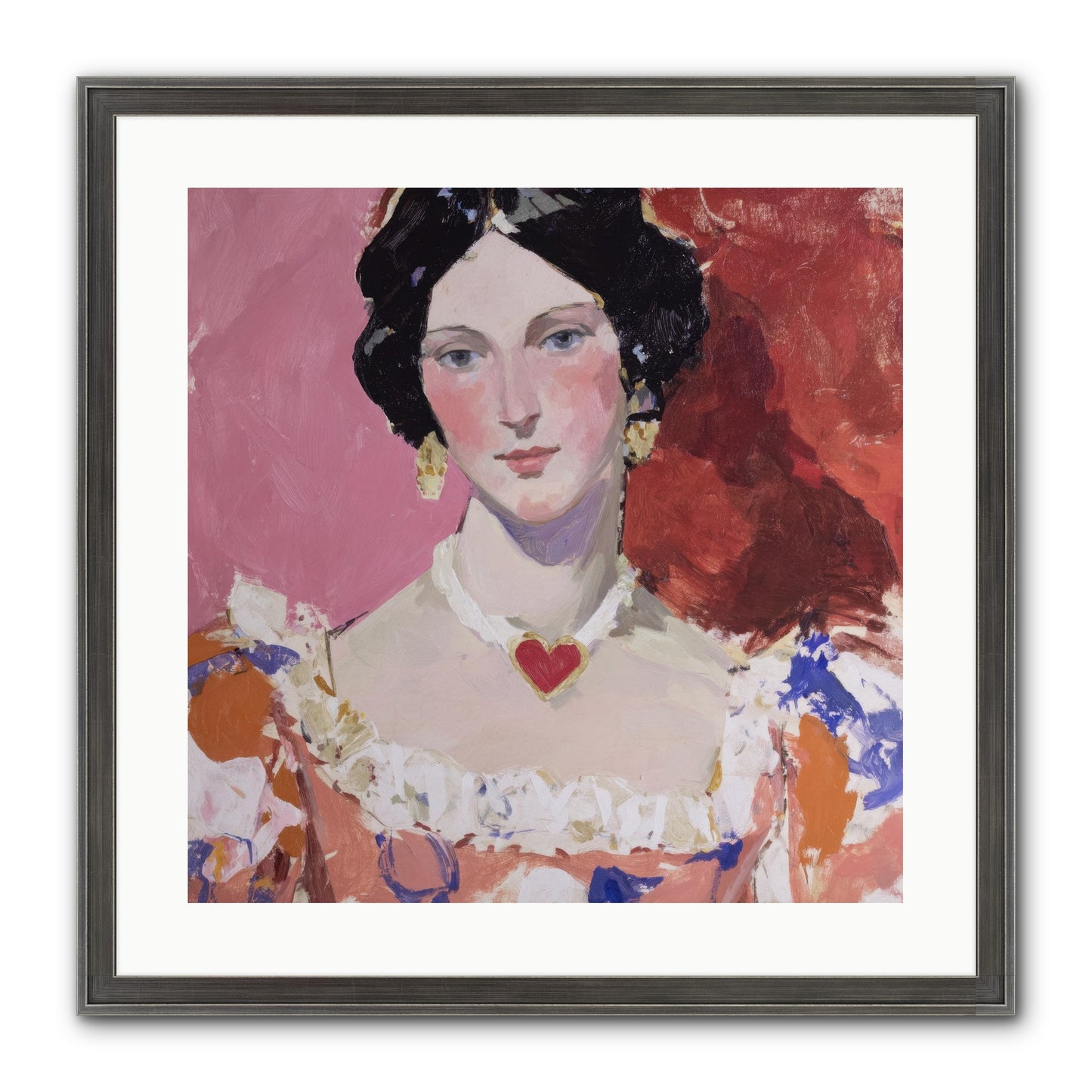 The Velvet Ribbon Society Framed Print - Slimwoods Black/Silver 20x20