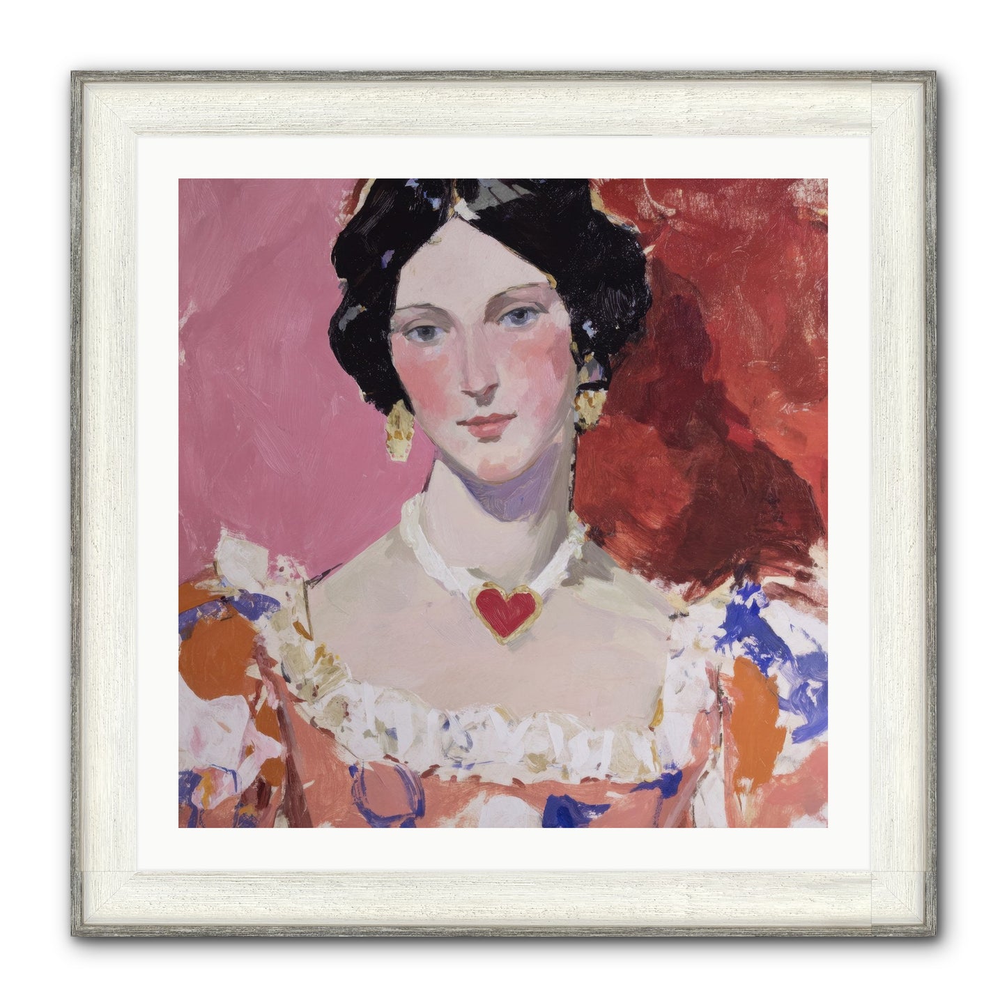 The Velvet Ribbon Society Framed Print - Driftwood White 30x30