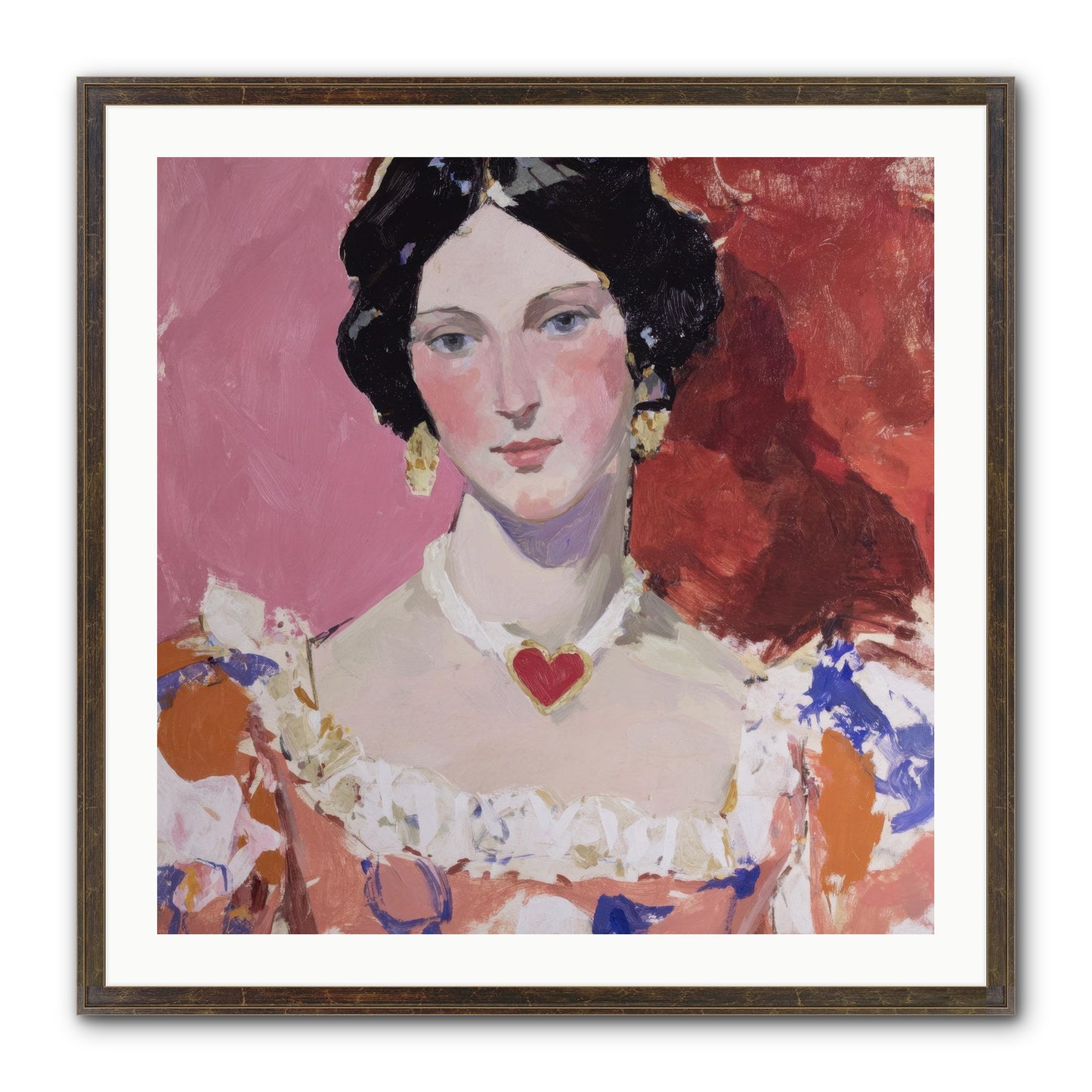 The Velvet Ribbon Society Framed Print - Slimwoods Black/Gold 30x30