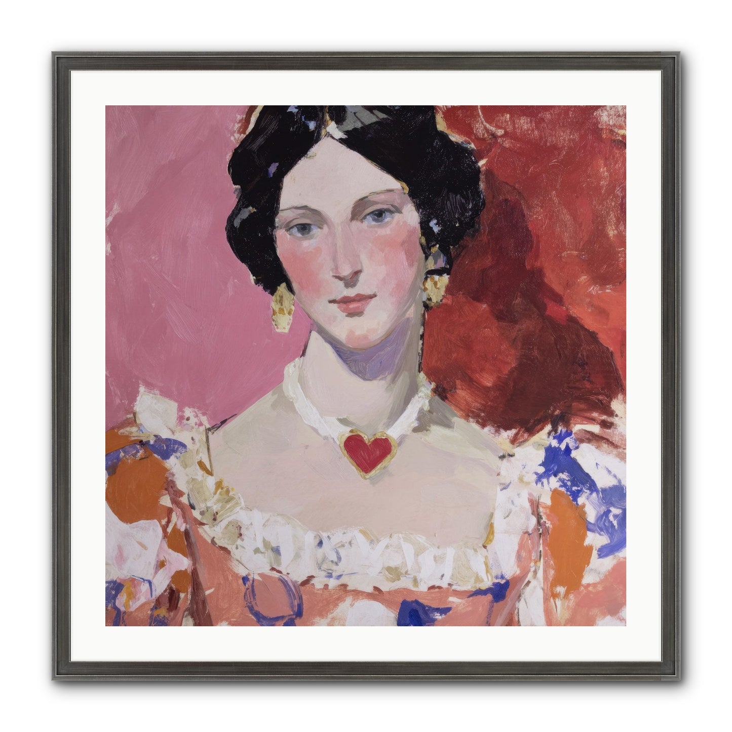 The Velvet Ribbon Society Framed Print - Slimwoods Black/Silver 30x30