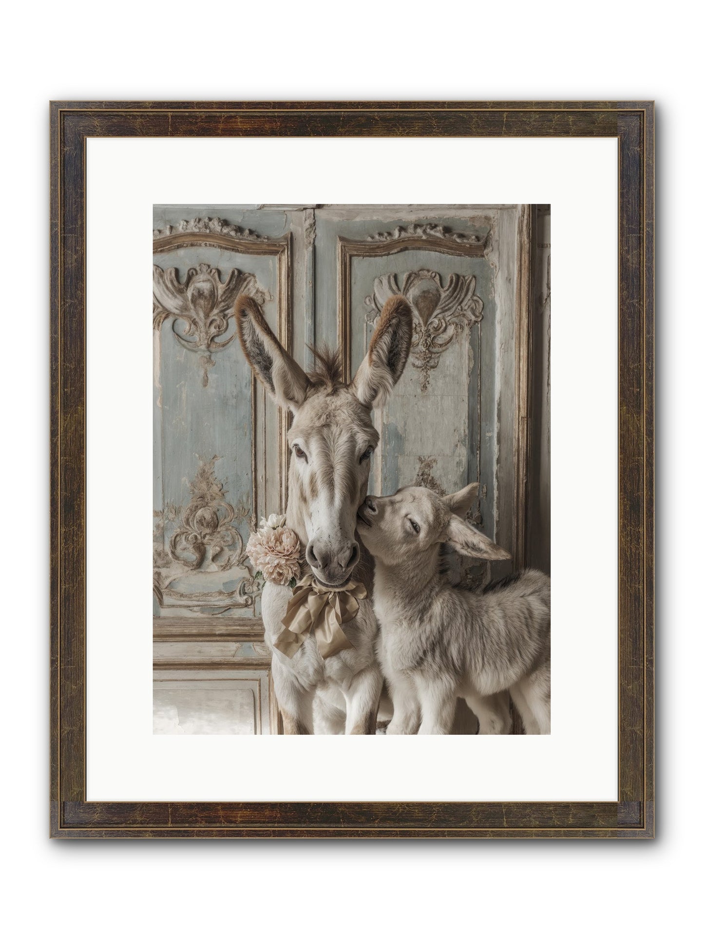 The Velvet Whisper Framed Print - Slimwoods Black/Gold 12x16