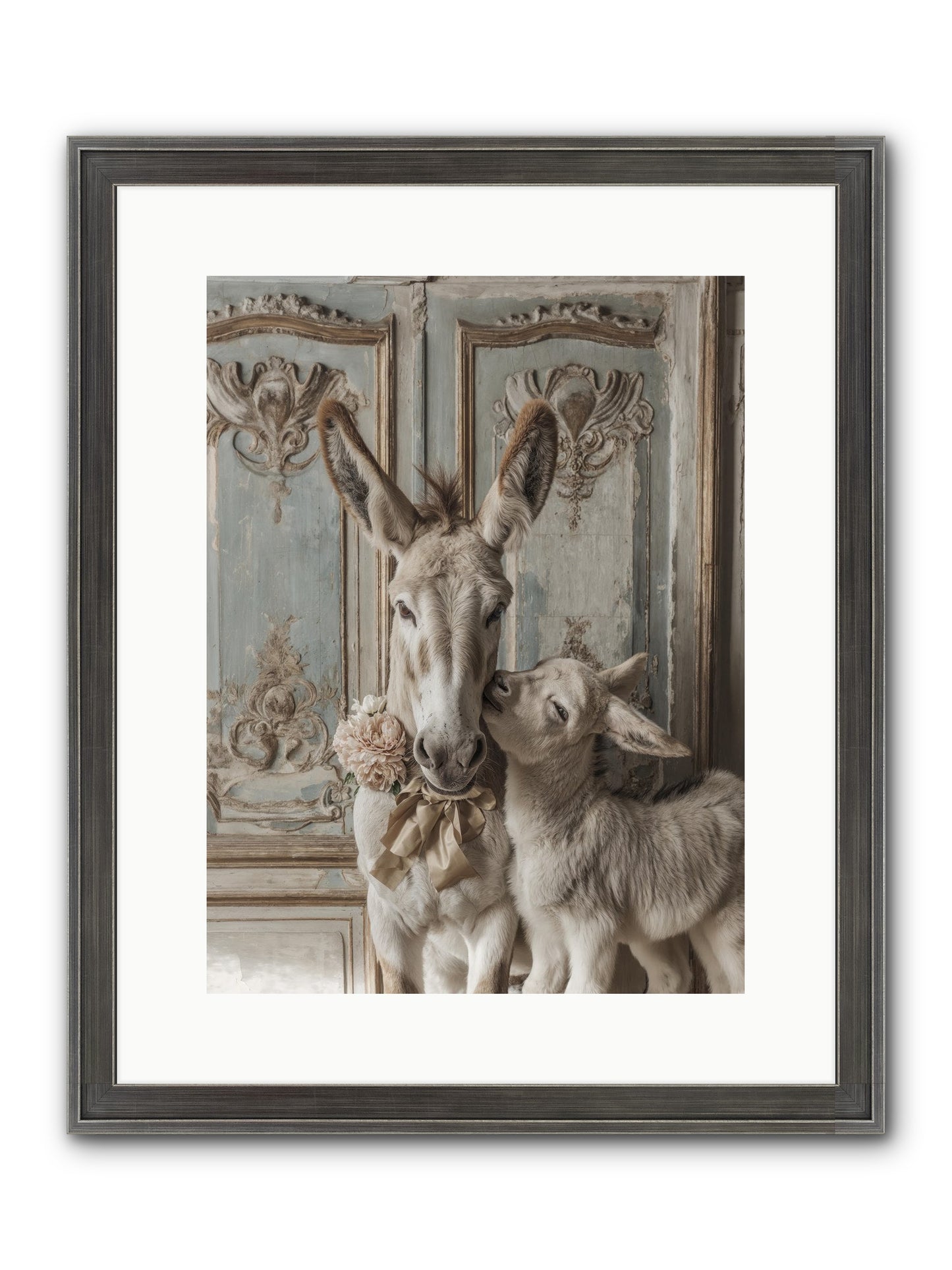 The Velvet Whisper Framed Print - Slimwoods Black/Silver 12x16