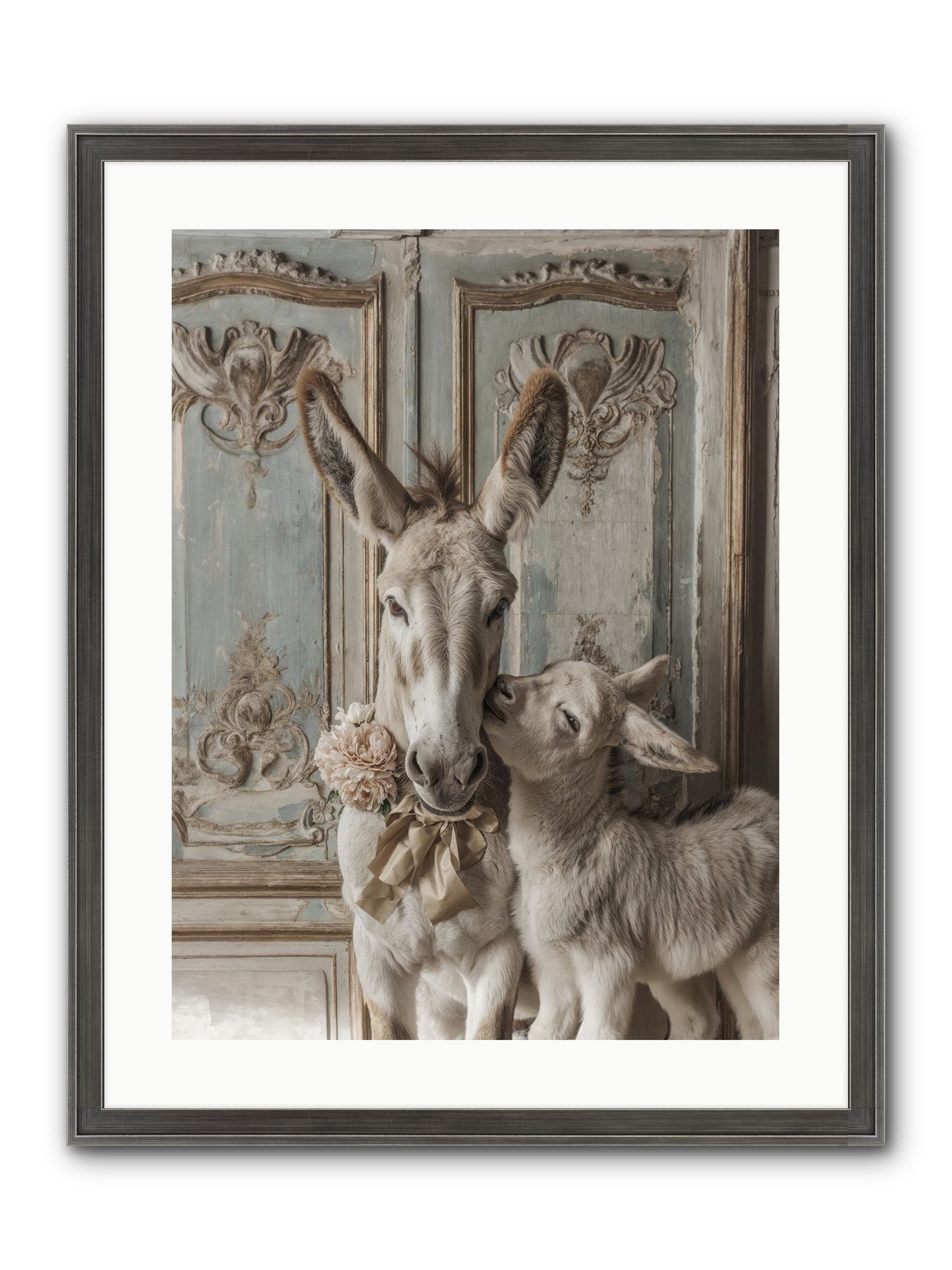 The Velvet Whisper Framed Print - Slimwoods Black/Silver 18x24