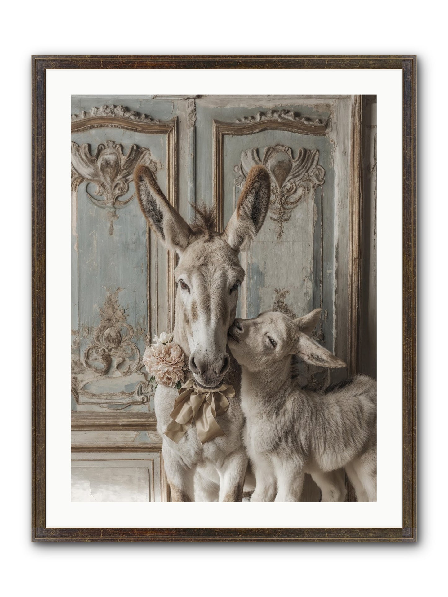 The Velvet Whisper Framed Print - Slimwoods Black/Gold 24x32
