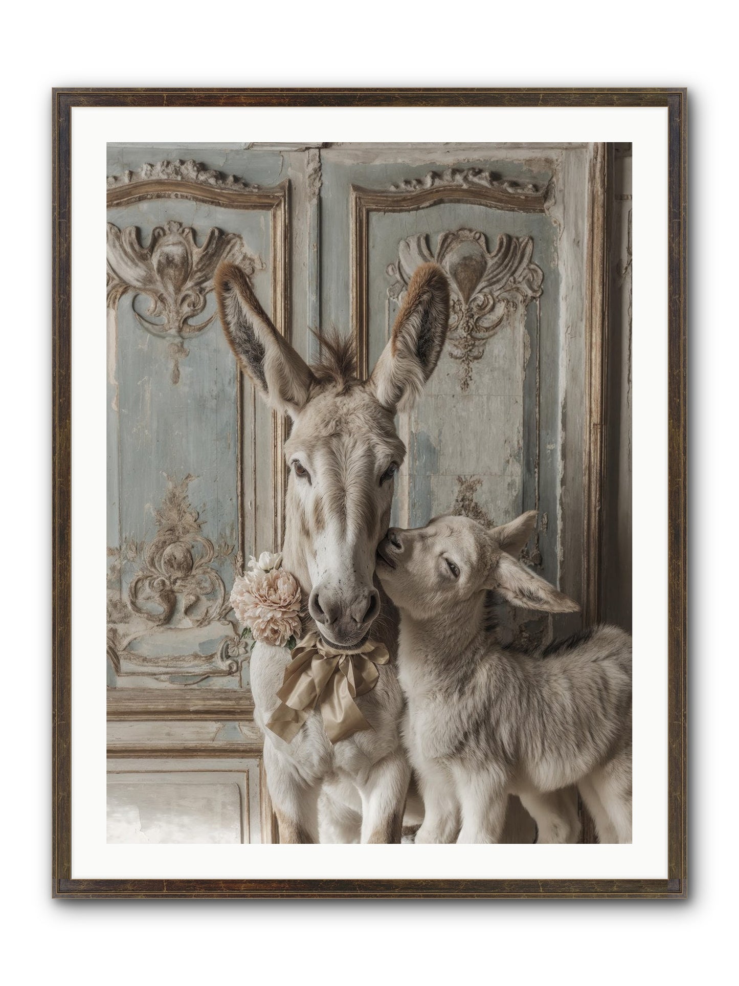The Velvet Whisper Framed Print - Slimwoods Black/Gold 30x40