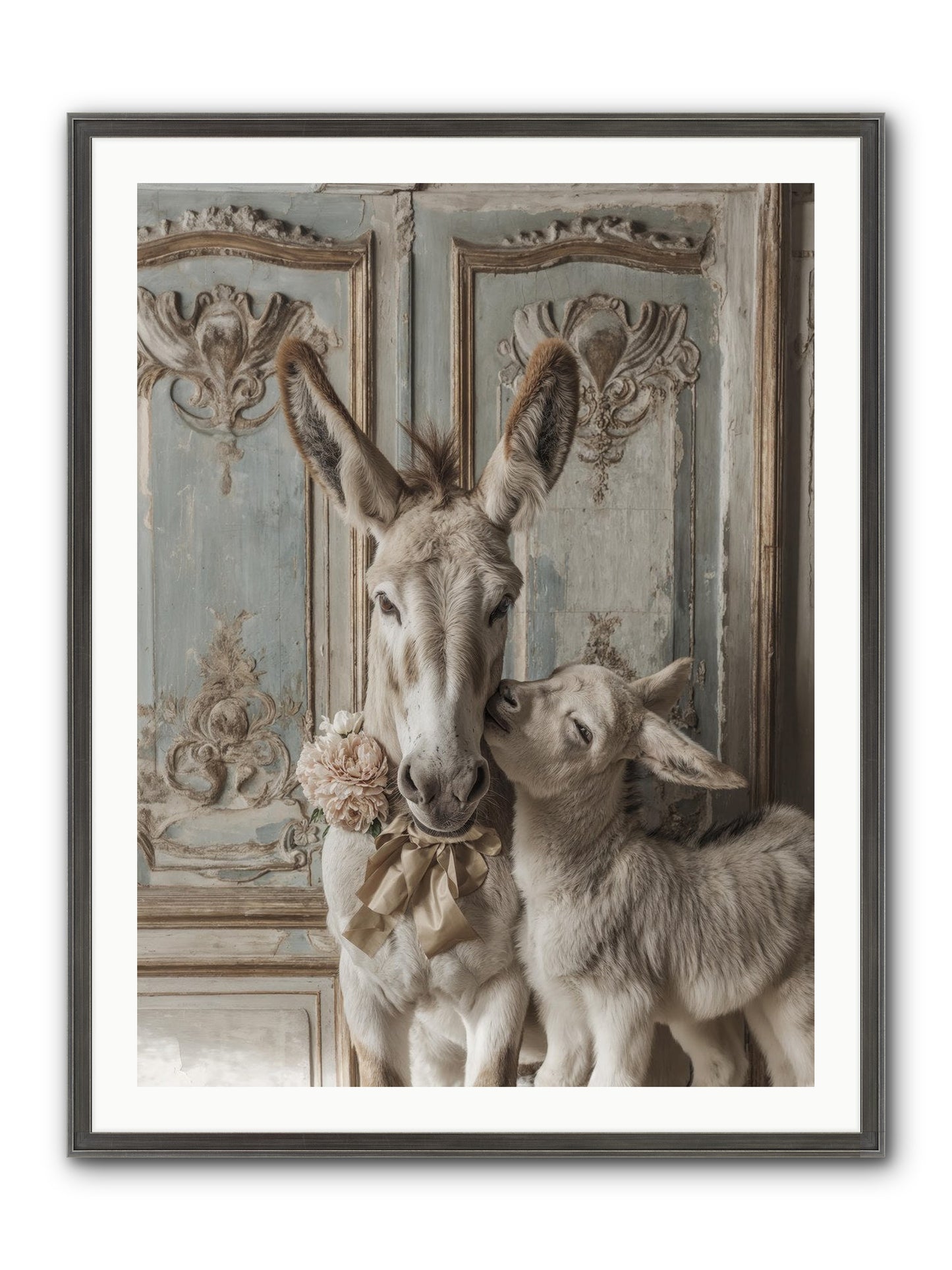 The Velvet Whisper Framed Print - Slimwoods Black/Silver 30x40