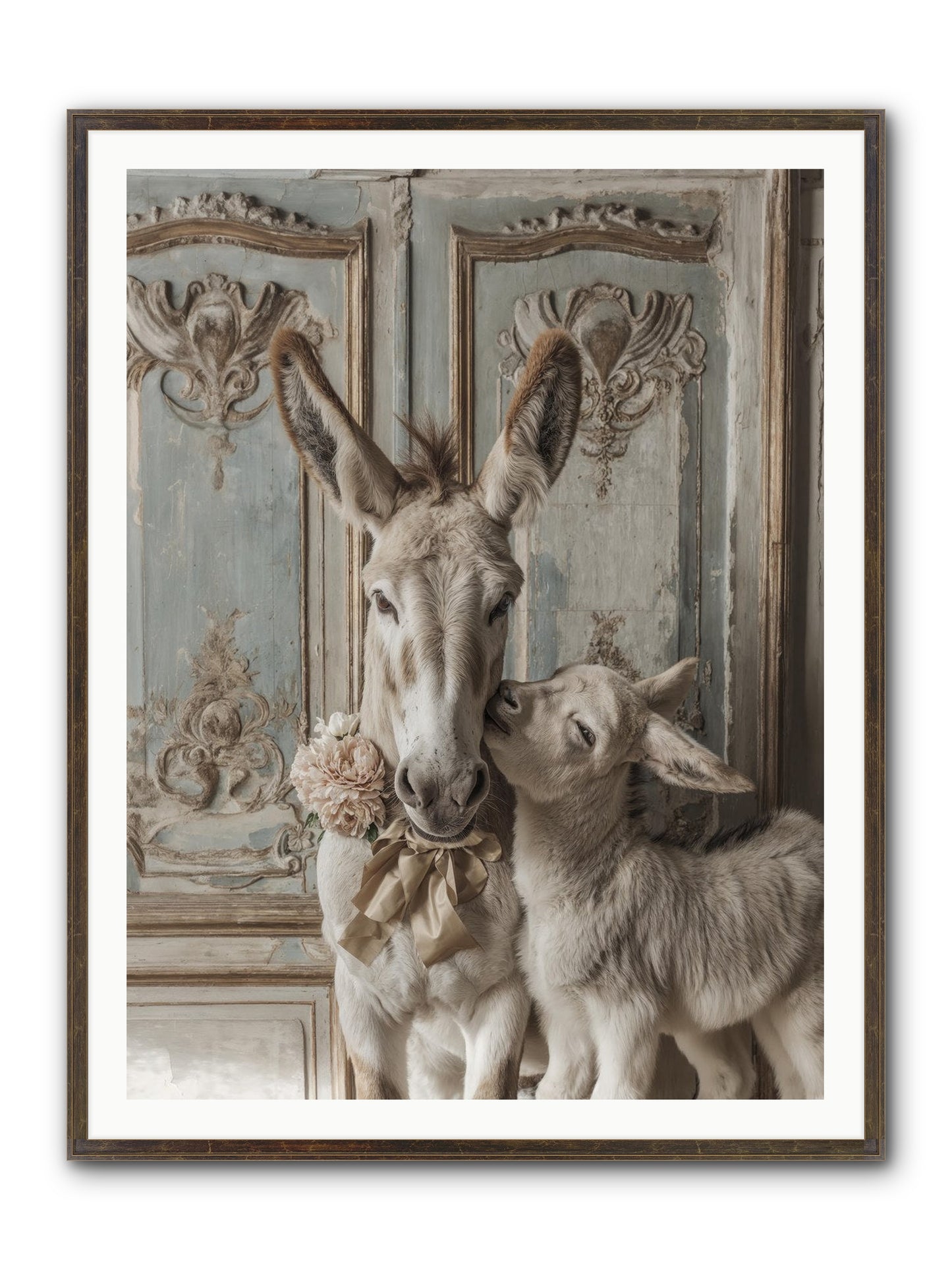 The Velvet Whisper Framed Print - Slimwoods Black/Gold 36x48