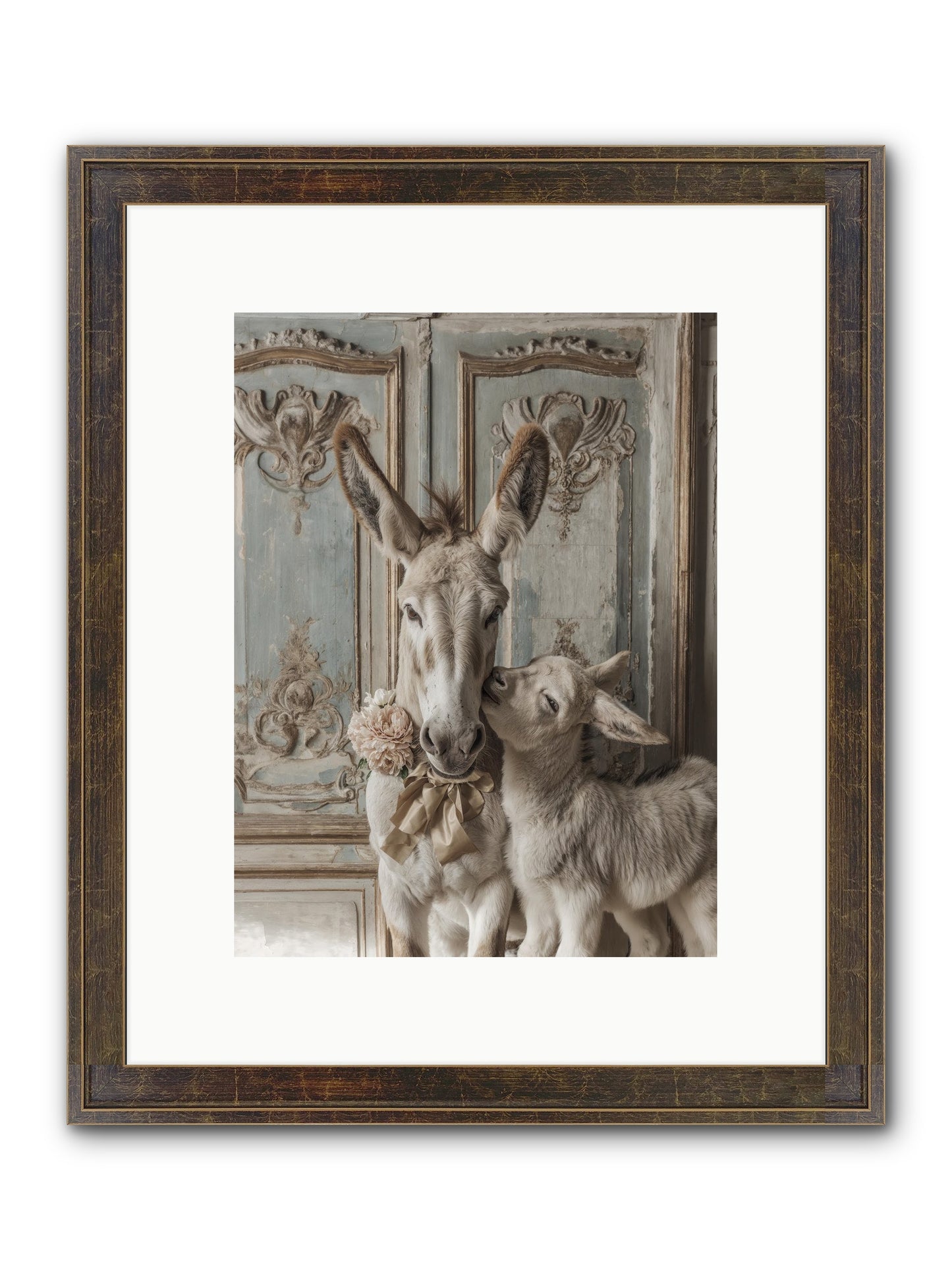 The Velvet Whisper Framed Print - Slimwoods Black/Gold 9x12