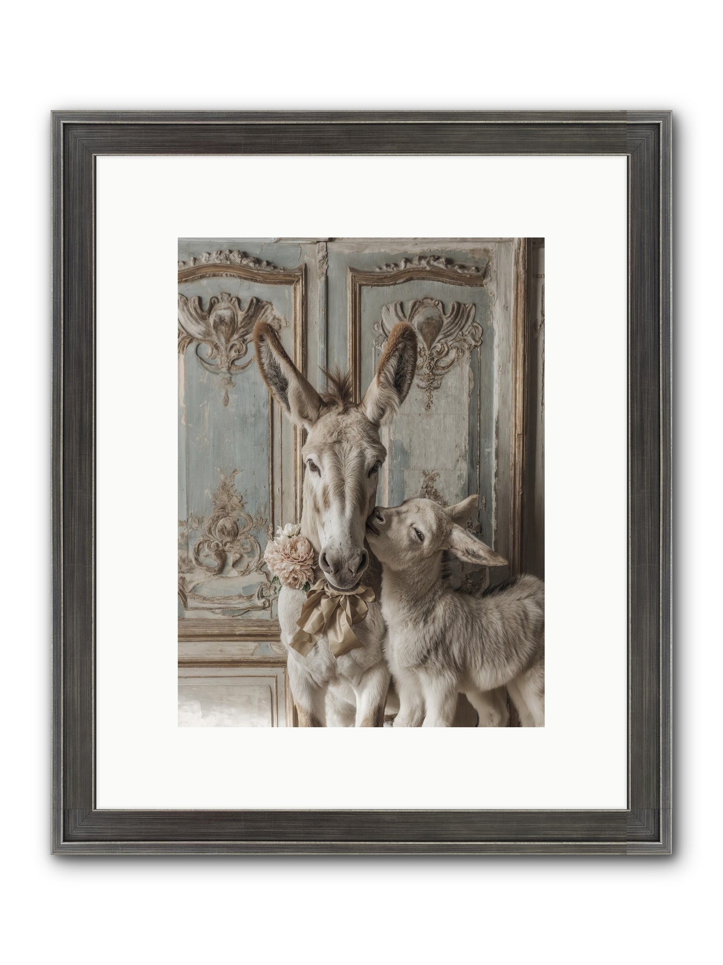 The Velvet Whisper Framed Print - Slimwoods Black/Silver 9x12