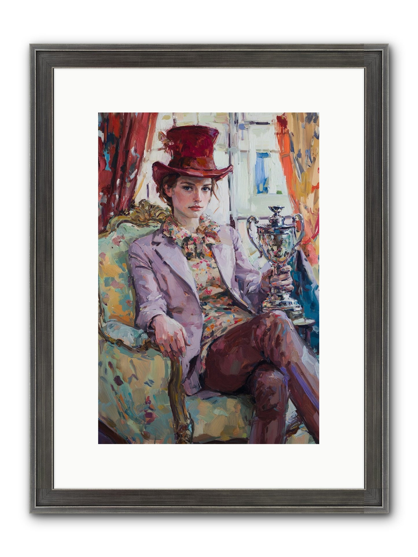 The Victory Framed Print - Slimwoods Black/Silver 10x15