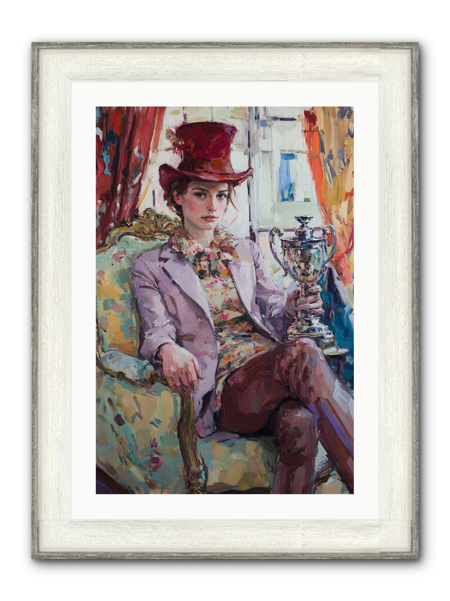 The Victory Framed Print - Driftwood White 20x30