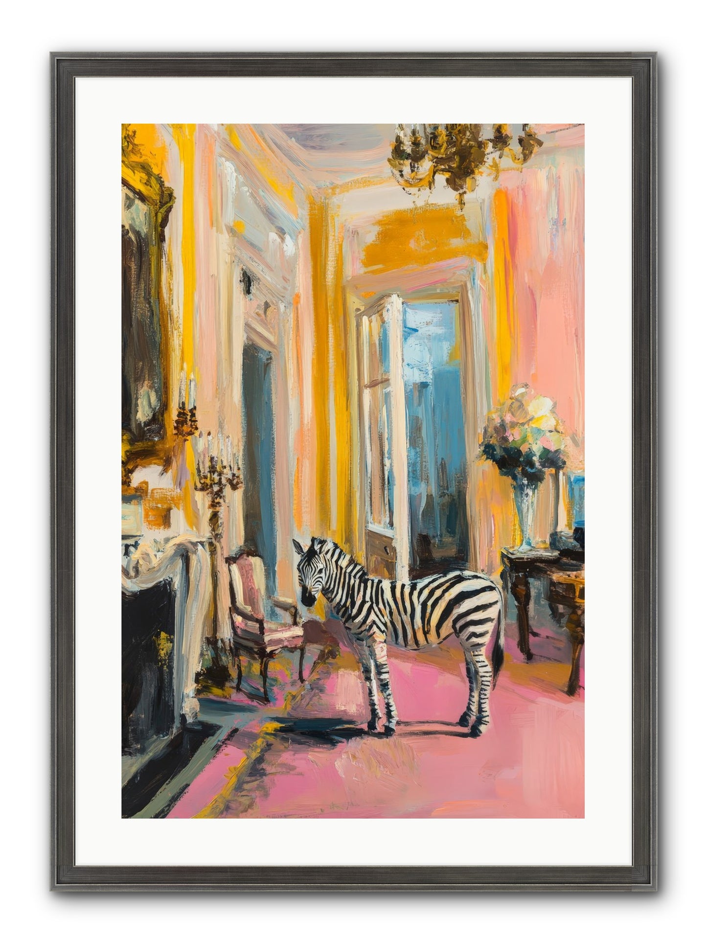 The View From Room 237 Framed Print - Slimwoods Black/Silver 20x30