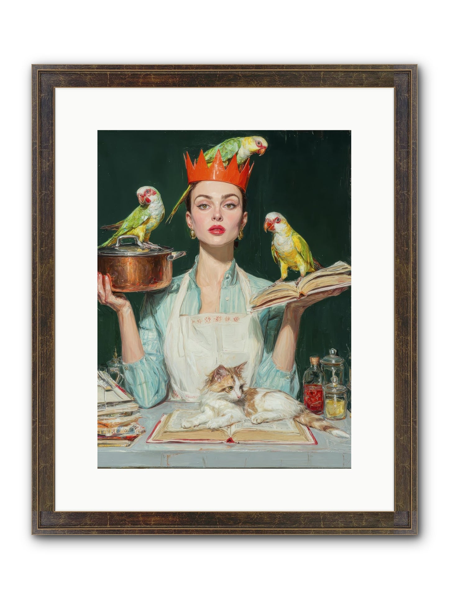 The Violet Sandwich Club Framed Print - Slimwoods Black/Gold 12x16