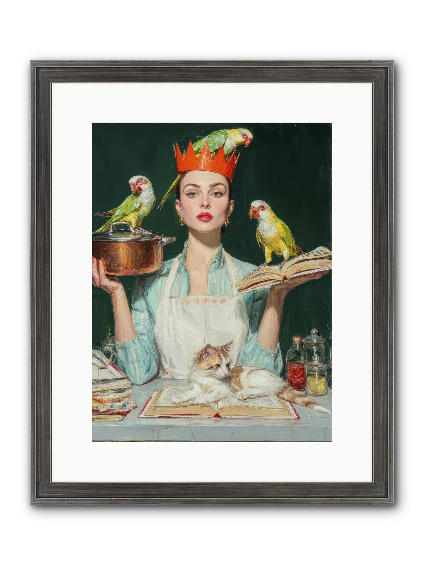 The Violet Sandwich Club Framed Print - Slimwoods Black/Silver 12x16