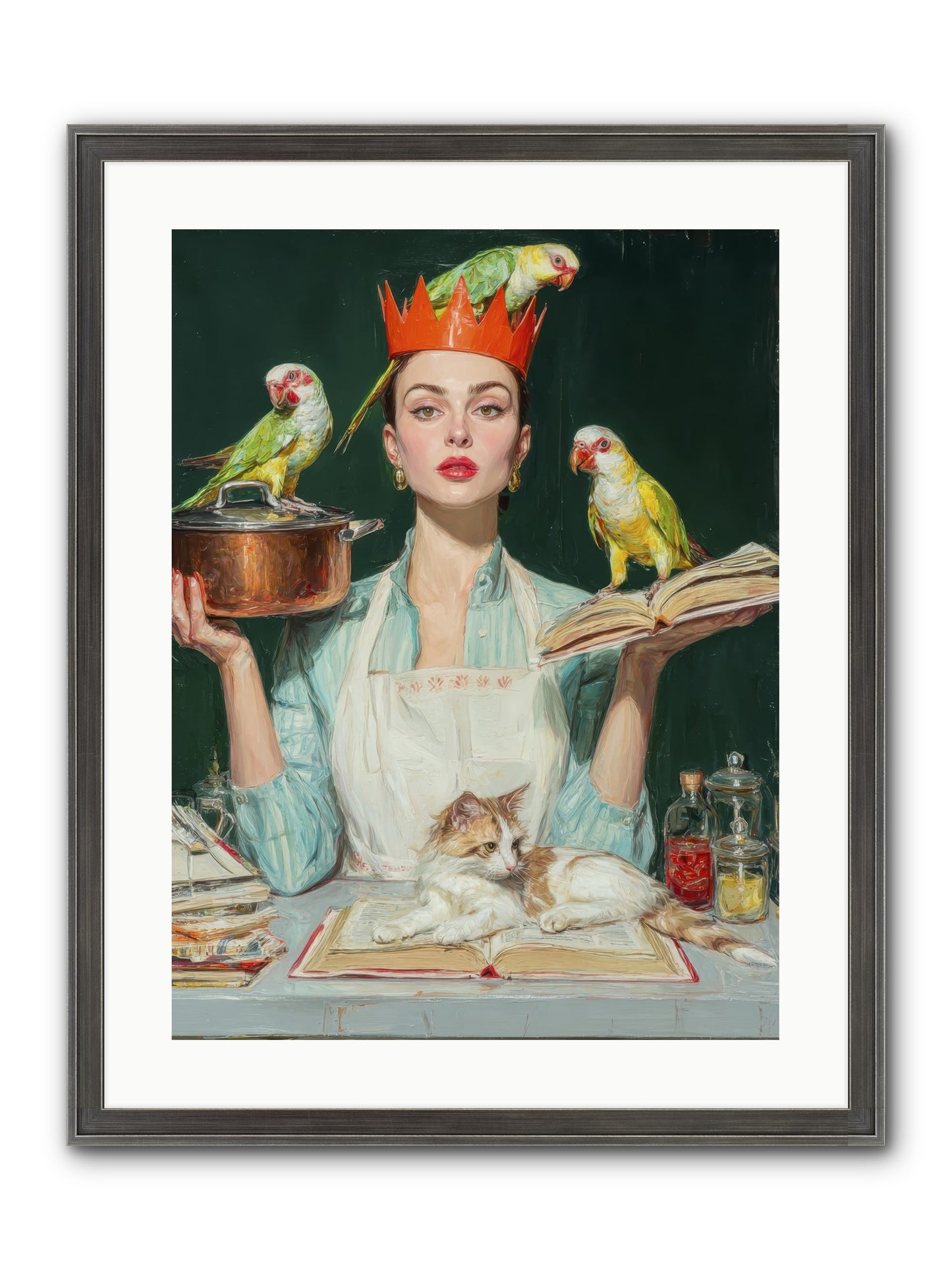 The Violet Sandwich Club Framed Print - Slimwoods Black/Silver 18x24
