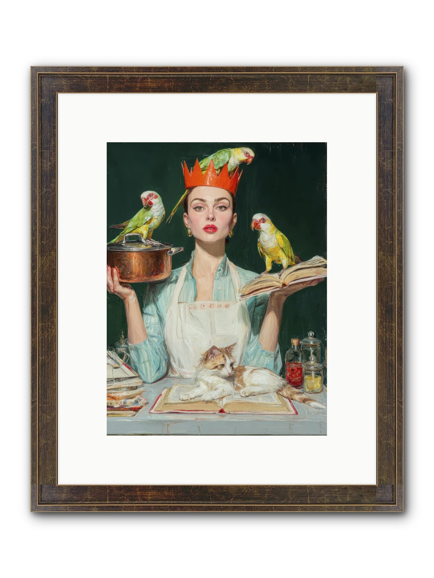 The Violet Sandwich Club Framed Print - Slimwoods Black/Gold 9x12