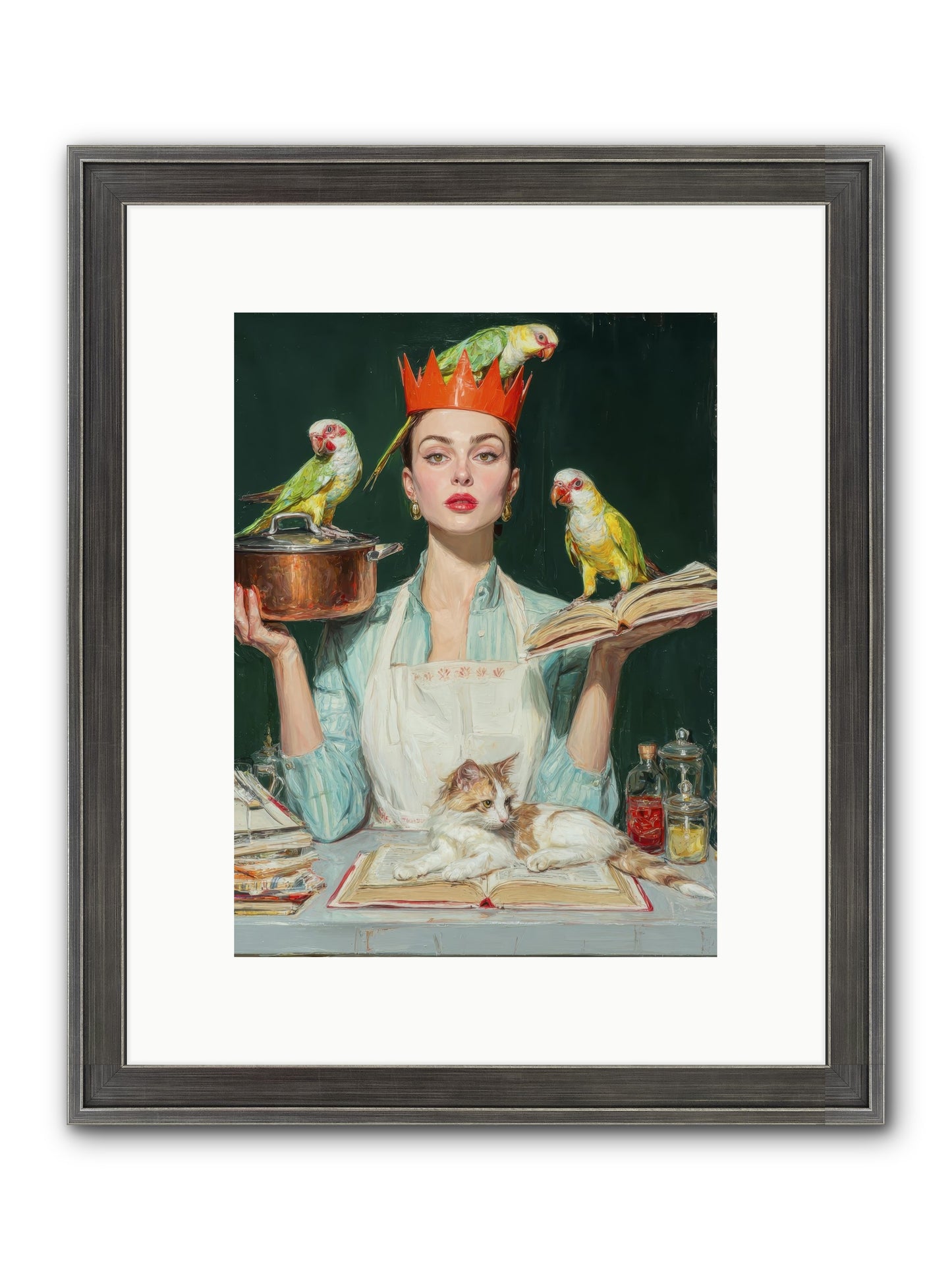 The Violet Sandwich Club Framed Print - Slimwoods Black/Silver 9x12