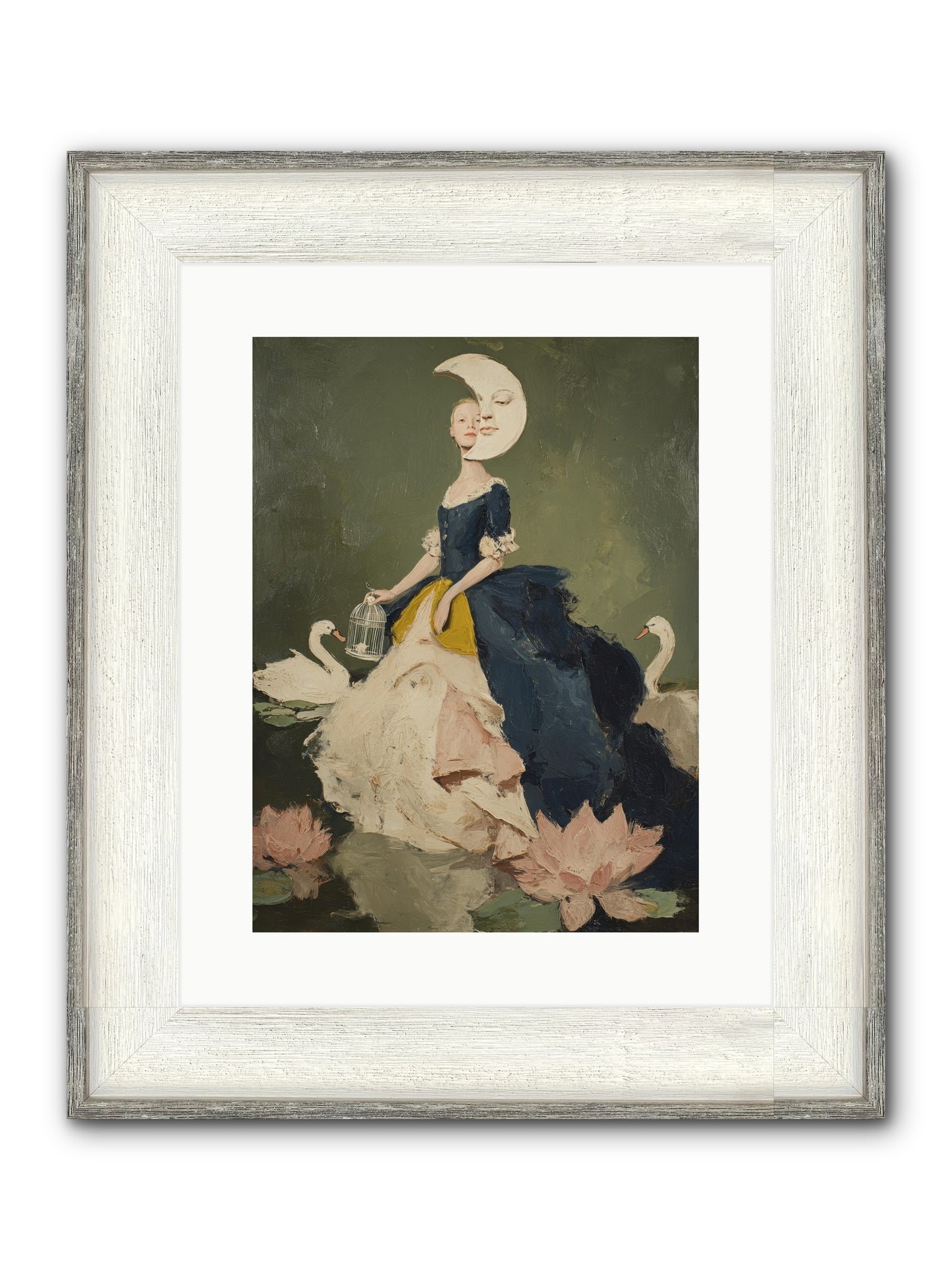 The Wardrobe Of Small Triumphs Framed Print - Driftwood White 12x16