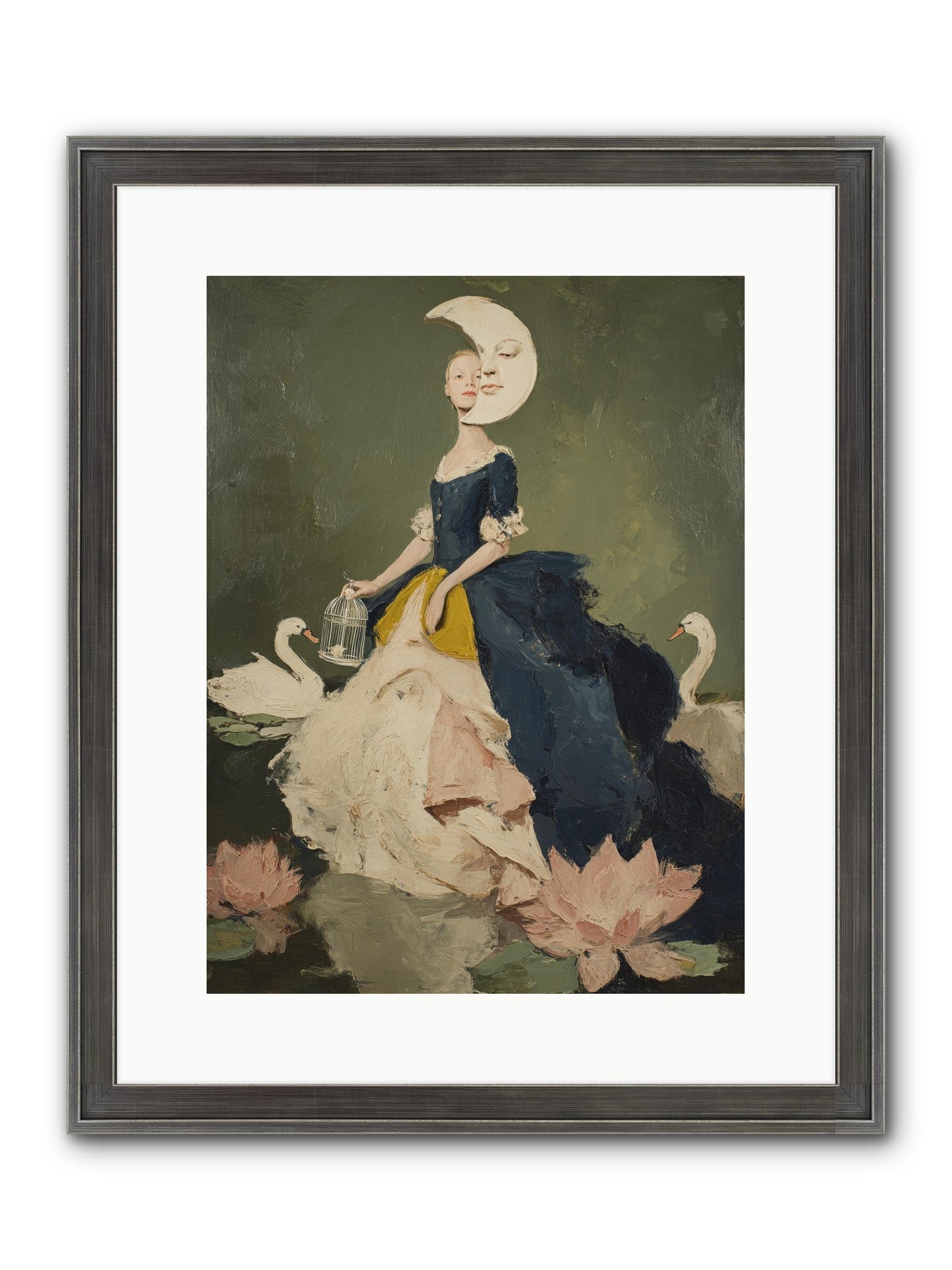 The Wardrobe Of Small Triumphs Framed Print - Slimwoods Black/Silver 12x16