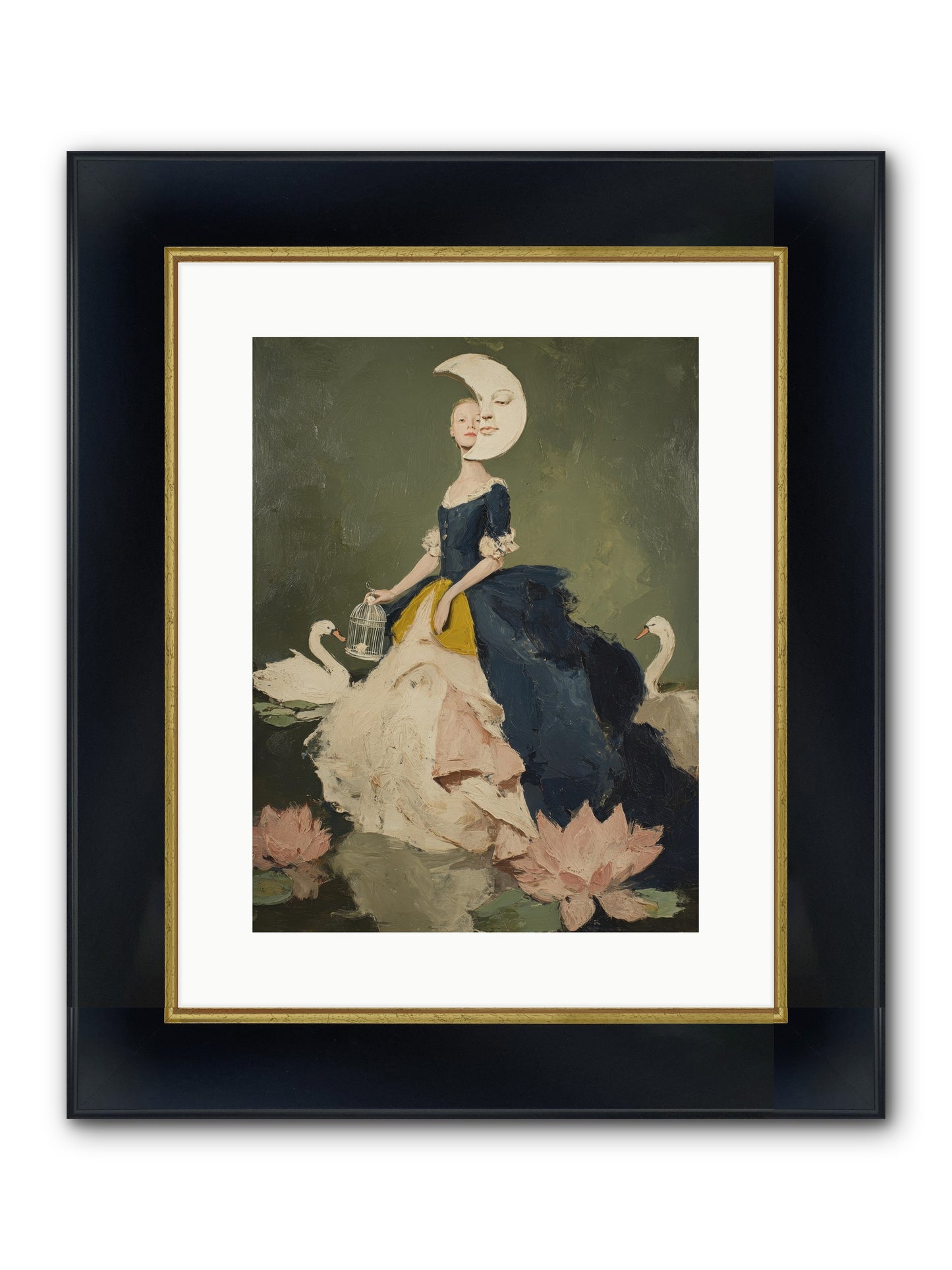 The Wardrobe Of Small Triumphs Framed Print - Wide Black w/Gold 12x16