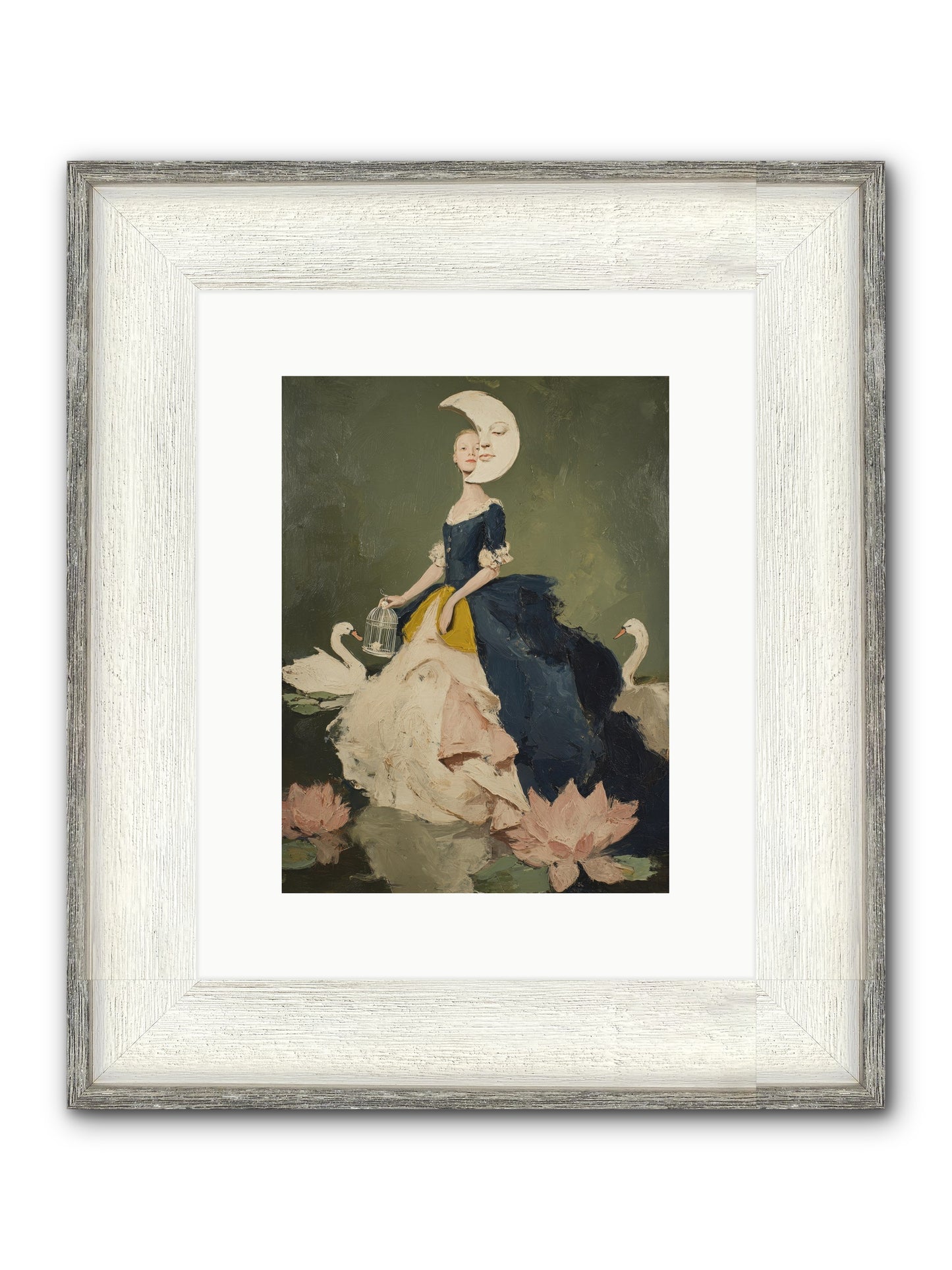 The Wardrobe Of Small Triumphs Framed Print - Driftwood White 9x12