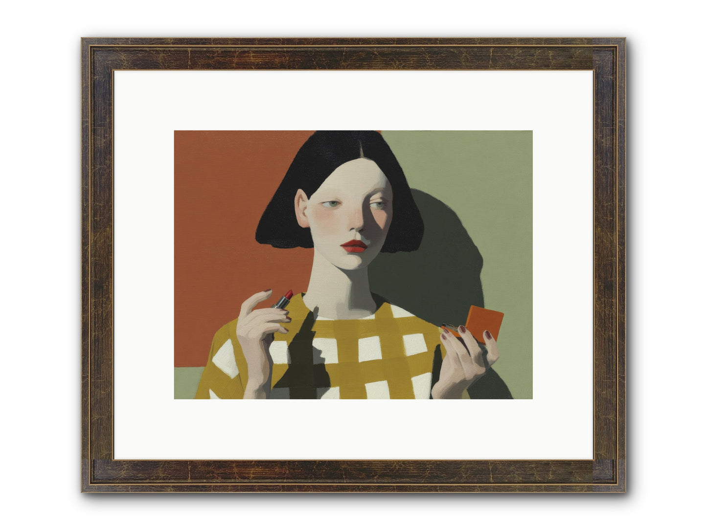 The Warmth Of Absence Framed Print - Slimwoods Black/Gold 12x9