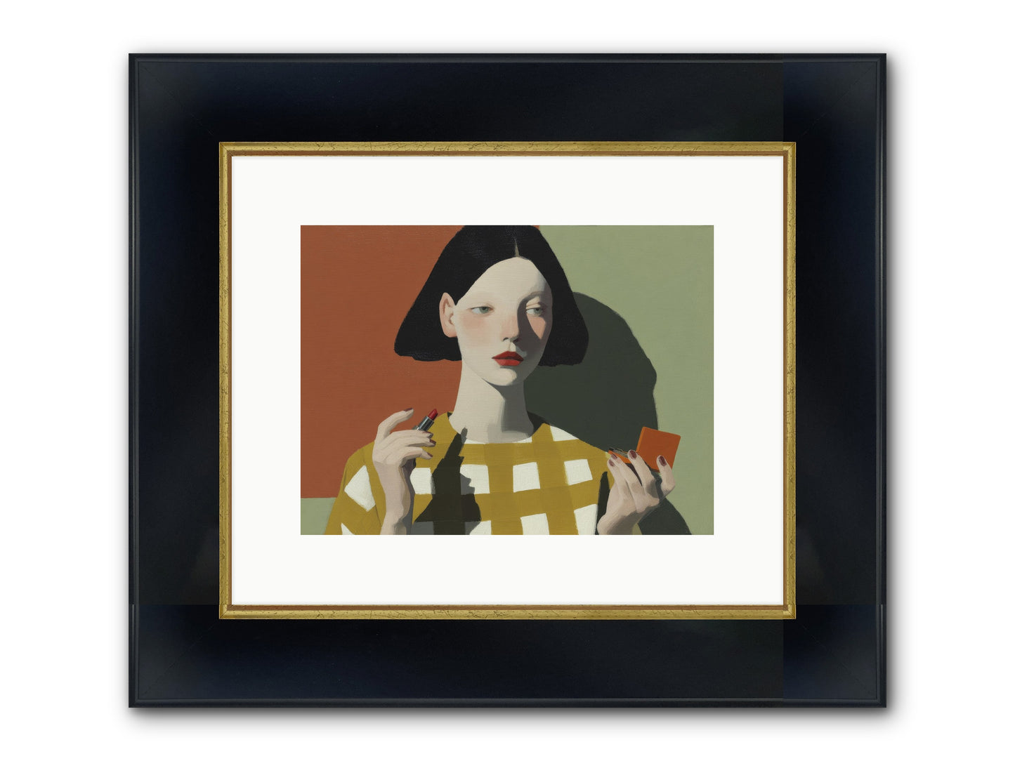 The Warmth Of Absence Framed Print - Wide Black w/Gold 12x9