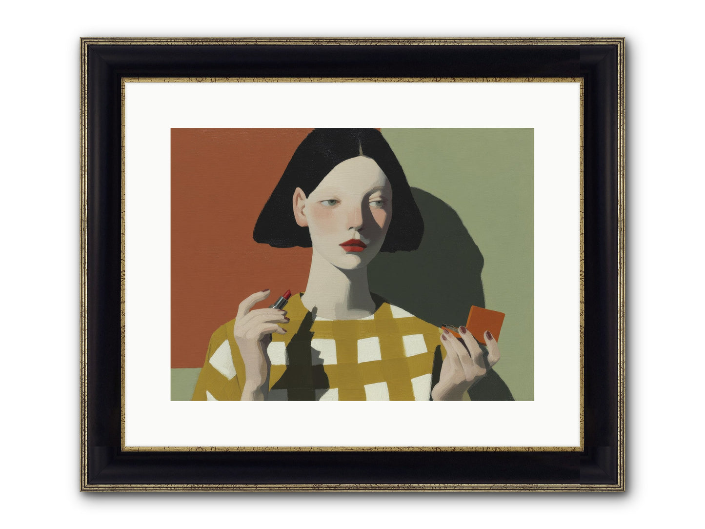 The Warmth Of Absence Framed Print - Black & Gold 16x12