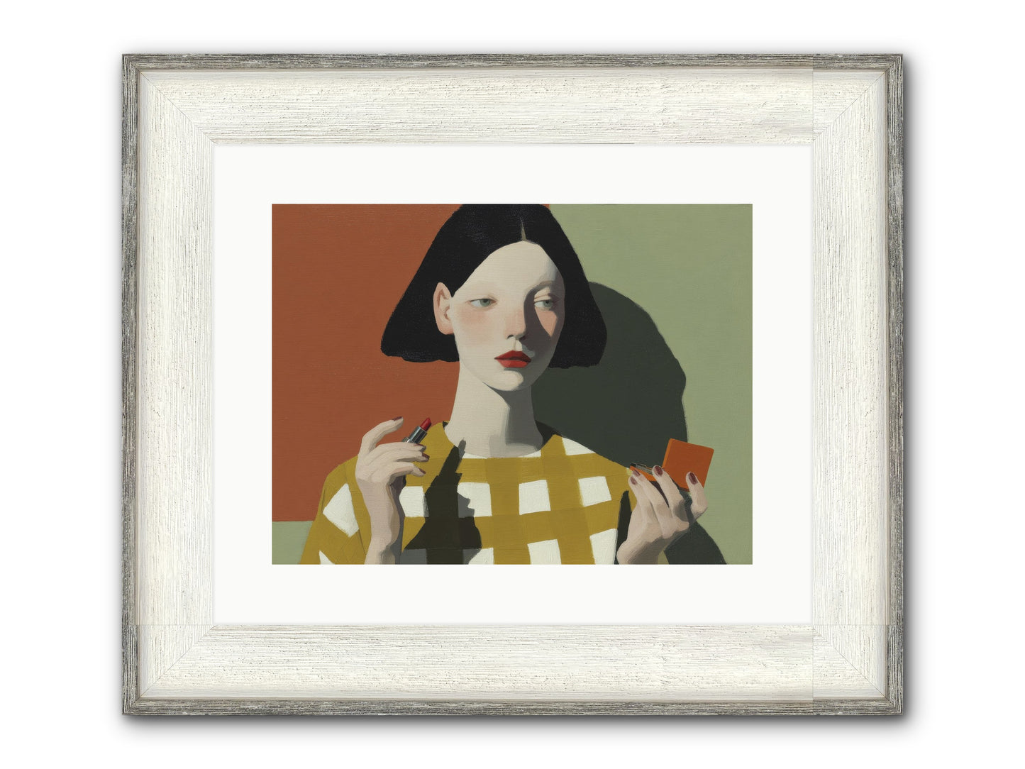 The Warmth Of Absence Framed Print - Driftwood White 16x12