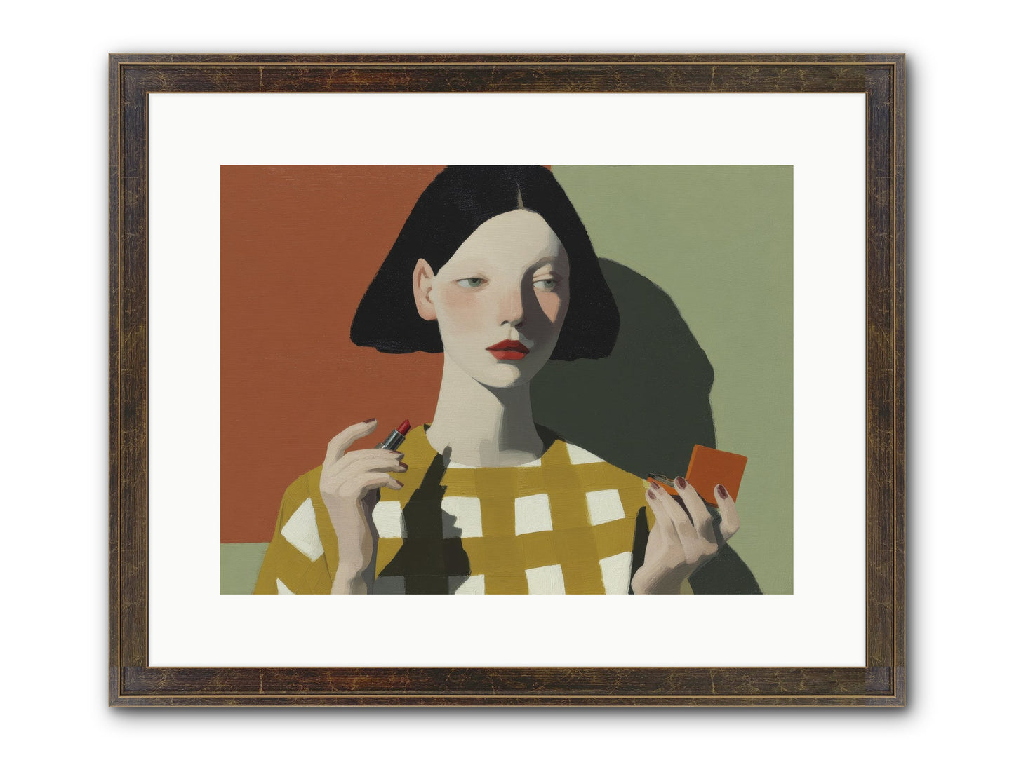 The Warmth Of Absence Framed Print - Slimwoods Black/Gold 16x12