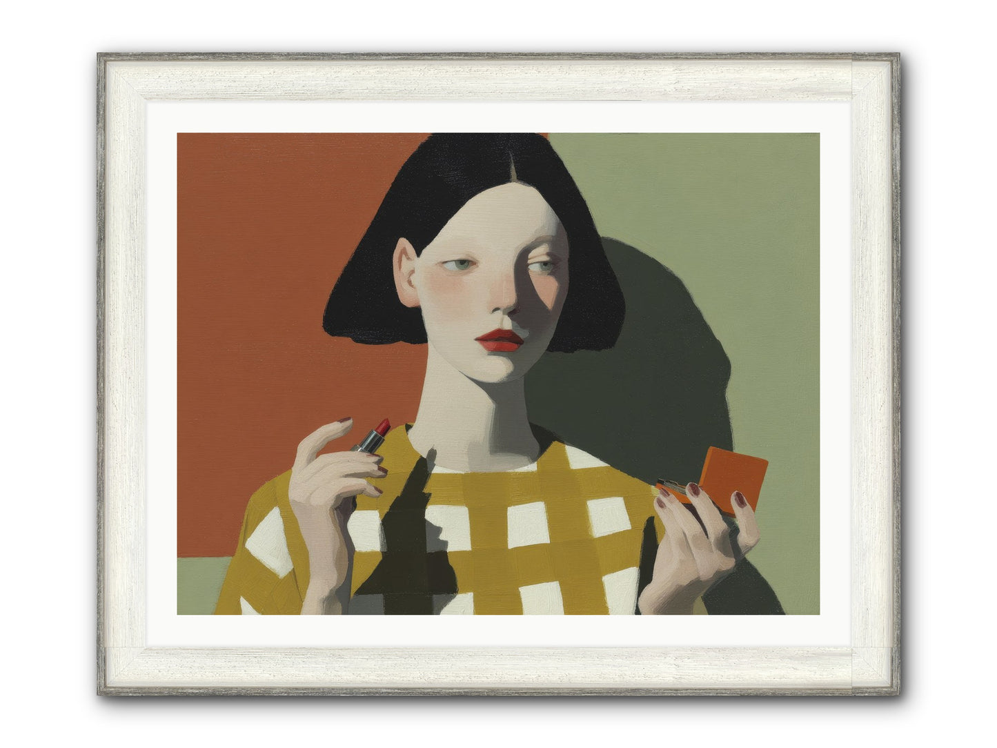 The Warmth Of Absence Framed Print - Driftwood White 40x30