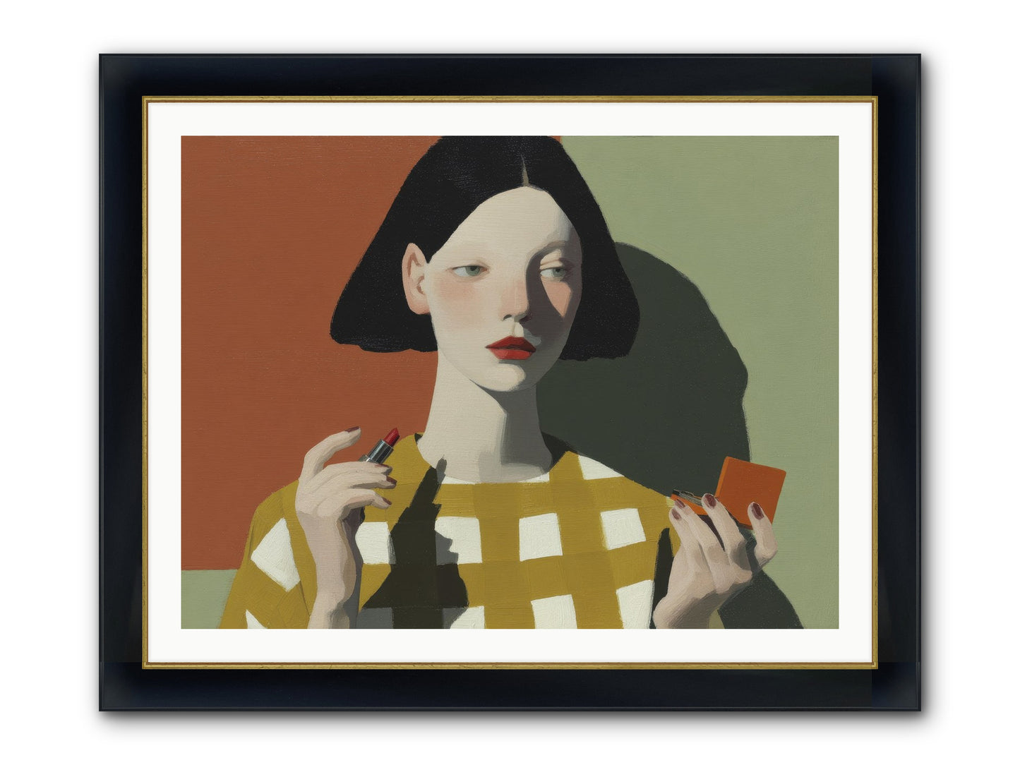 The Warmth Of Absence Framed Print - Wide Black w/Gold 40x30
