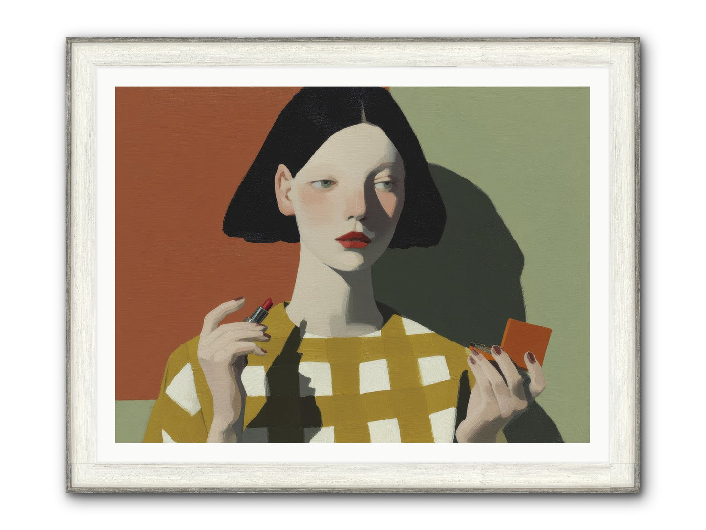 The Warmth Of Absence Framed Print - Driftwood White 48x36
