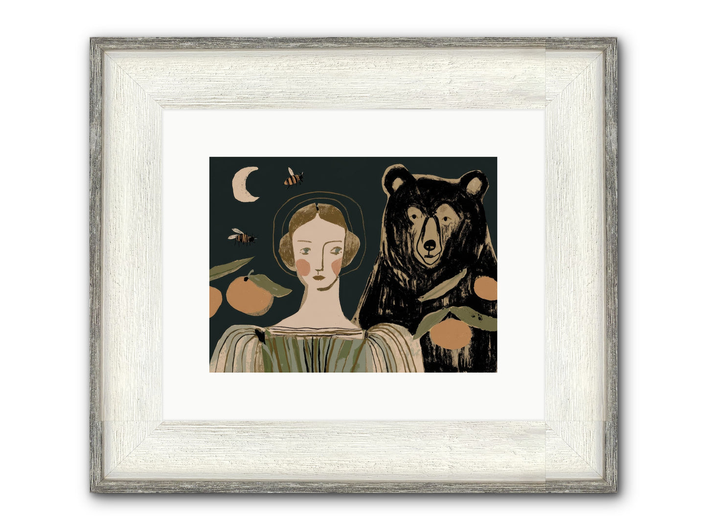 The Warmth Of Memory Framed Print - Driftwood White 12x9