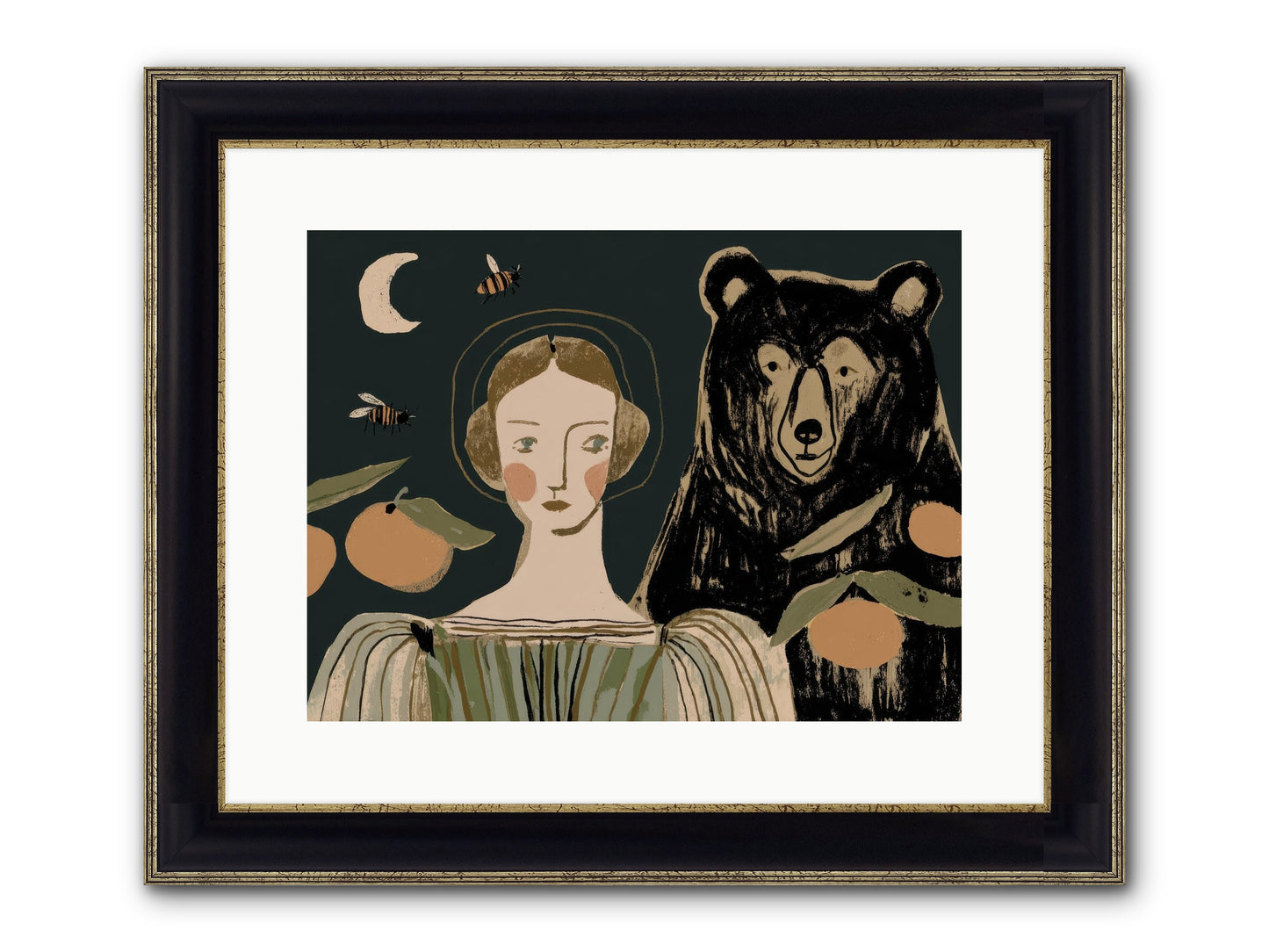 The Warmth Of Memory Framed Print - Black & Gold 16x12
