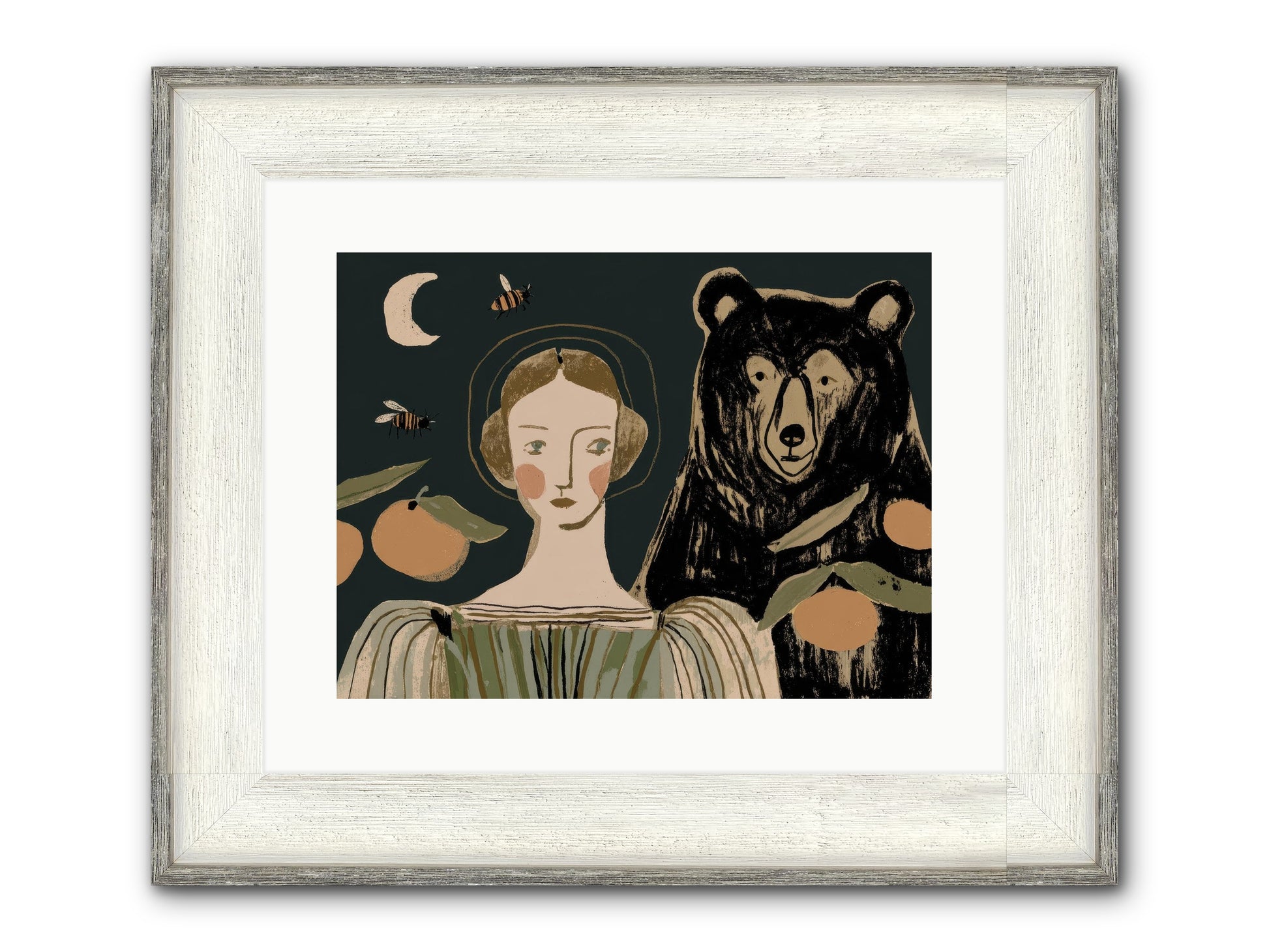 The Warmth Of Memory Framed Print - Driftwood White 16x12