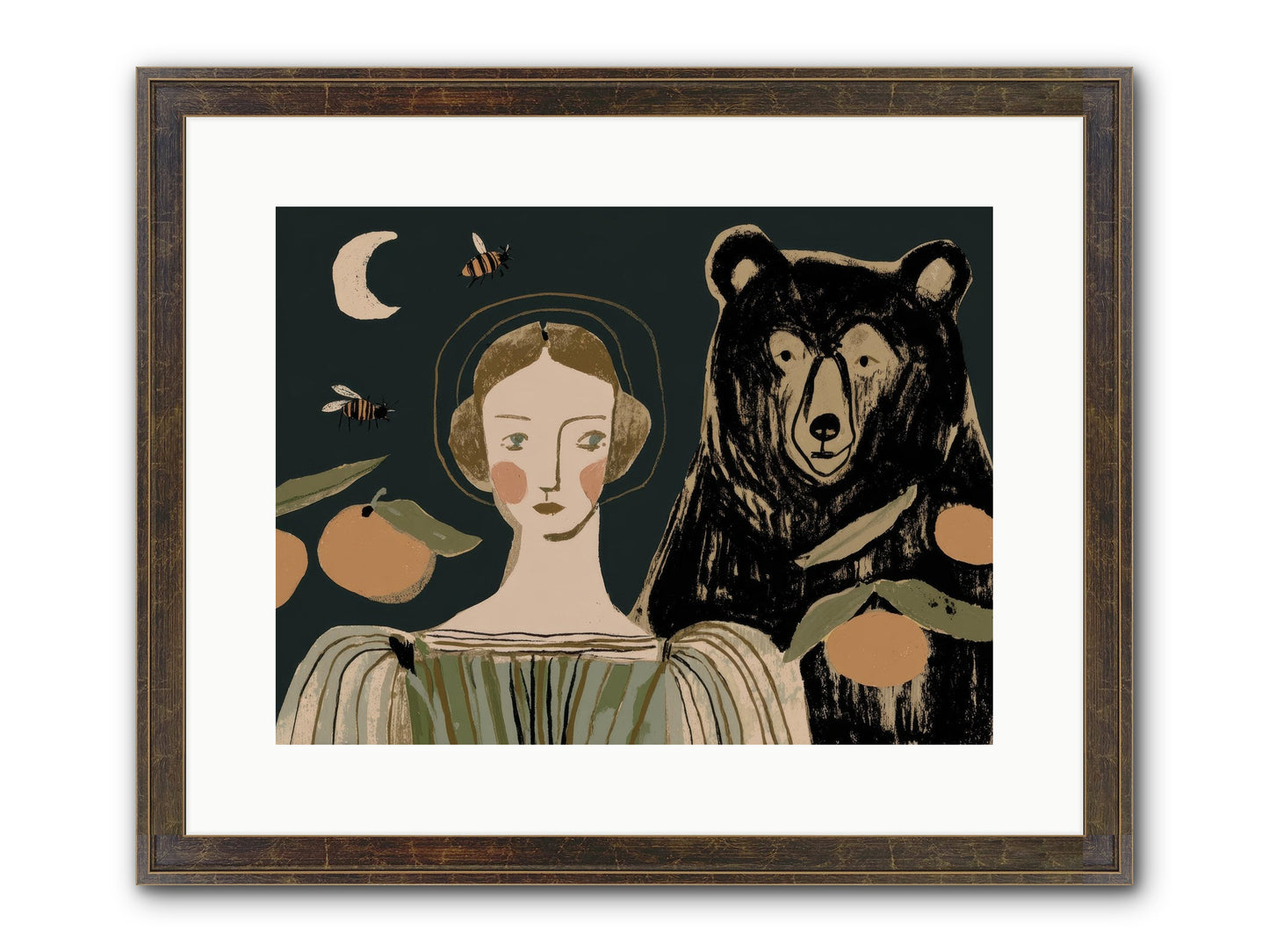The Warmth Of Memory Framed Print - Slimwoods Black/Gold 16x12