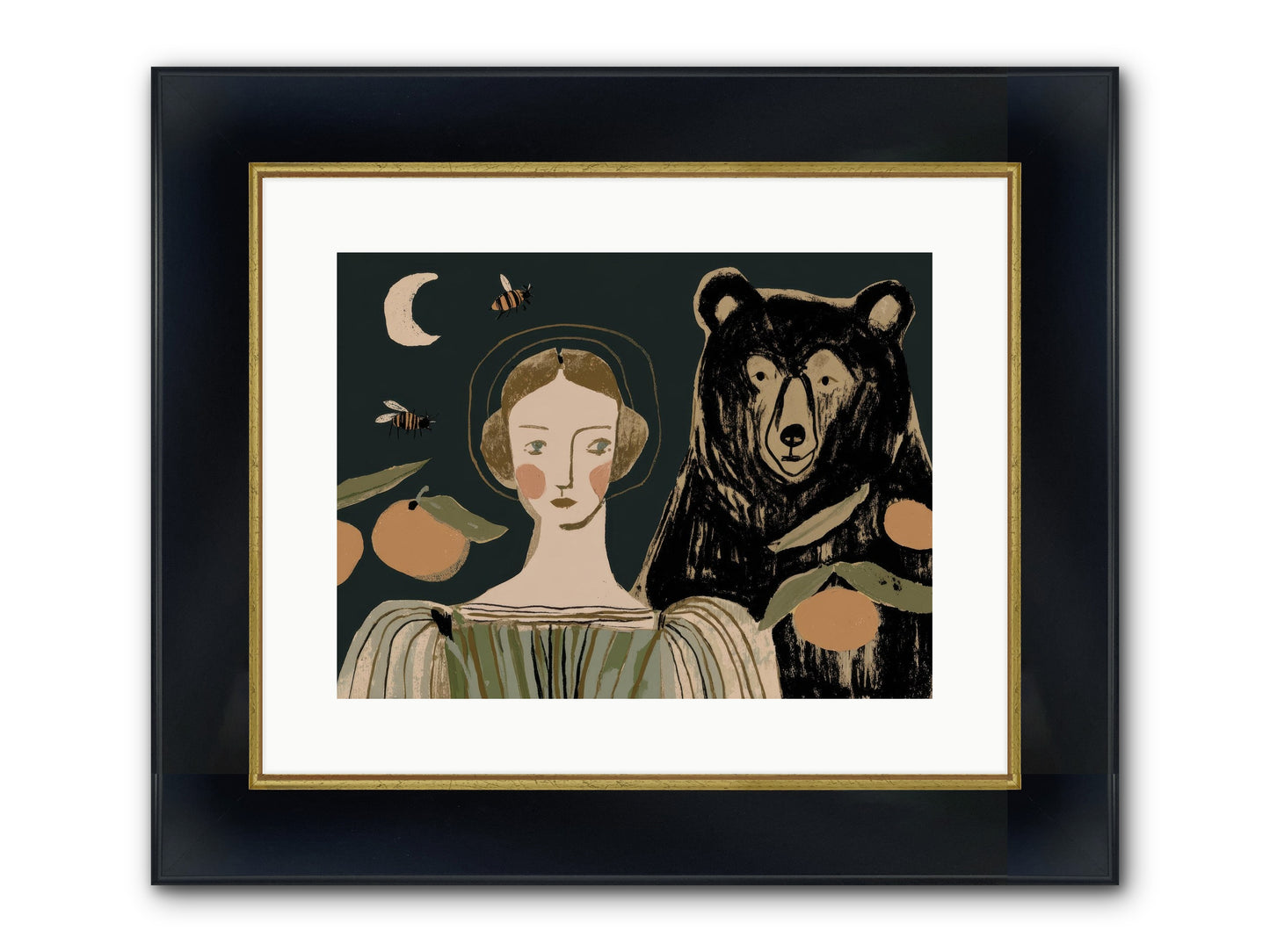 The Warmth Of Memory Framed Print - Wide Black w/Gold 16x12