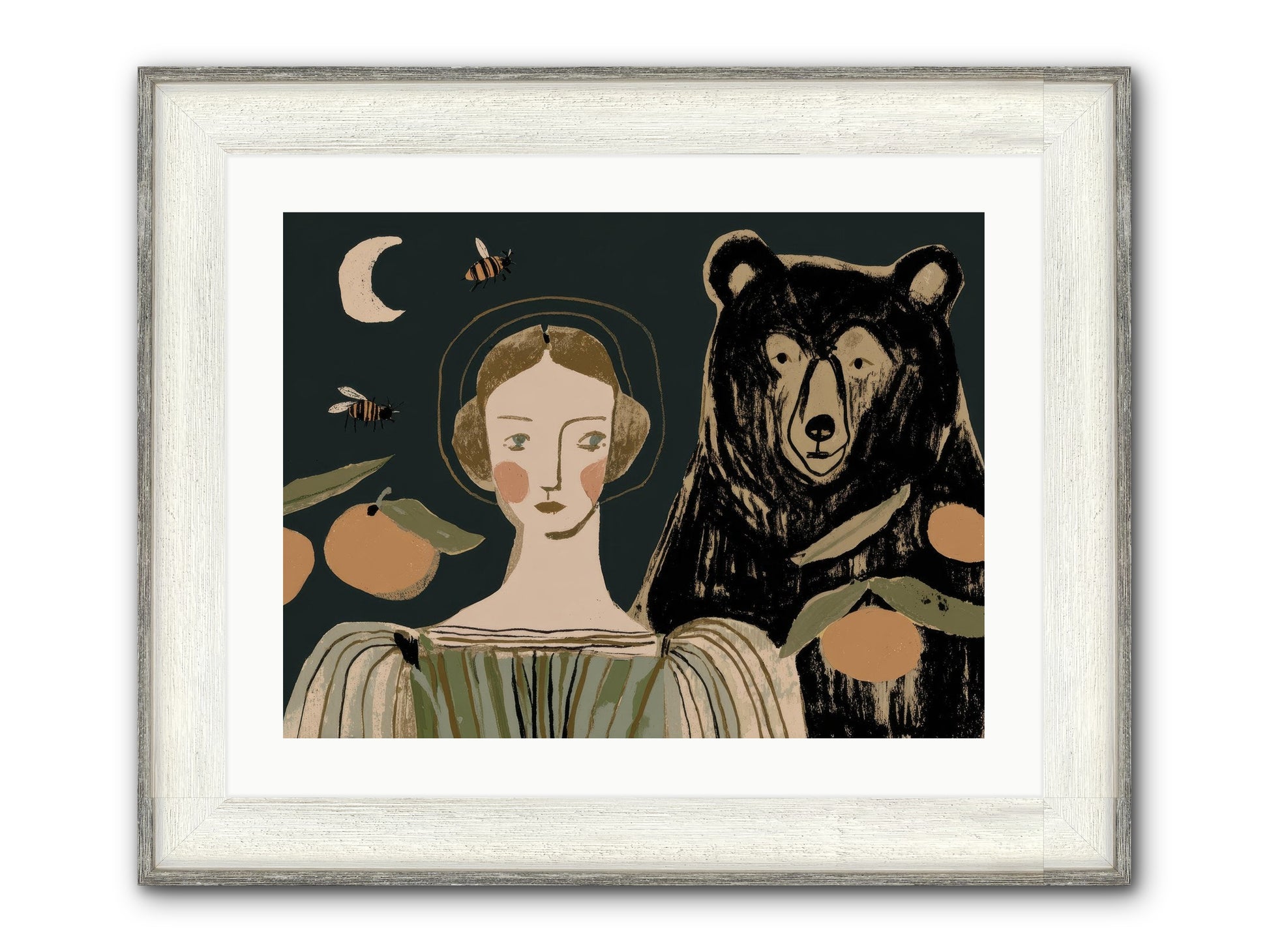 The Warmth Of Memory Framed Print - Driftwood White 24x18