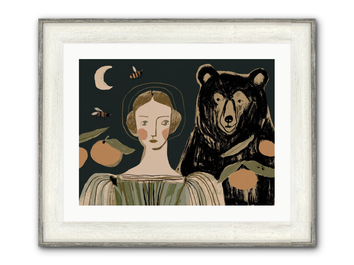 The Warmth Of Memory Framed Print - Driftwood White 24x18