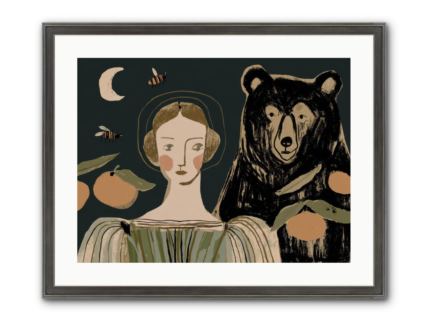The Warmth Of Memory Framed Print - Slimwoods Black/Silver 24x18